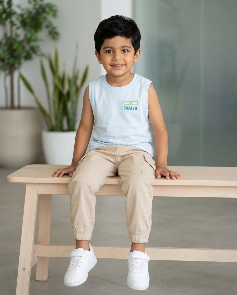 Boys Printed Cut T-shirt