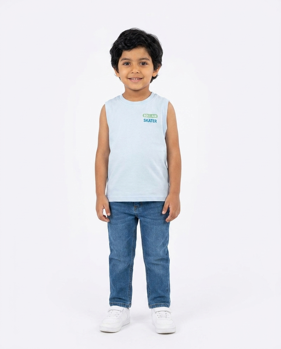 Boys Printed Cut T-shirt