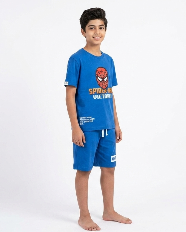 Boys Printed Half Sleeves Pyjama short