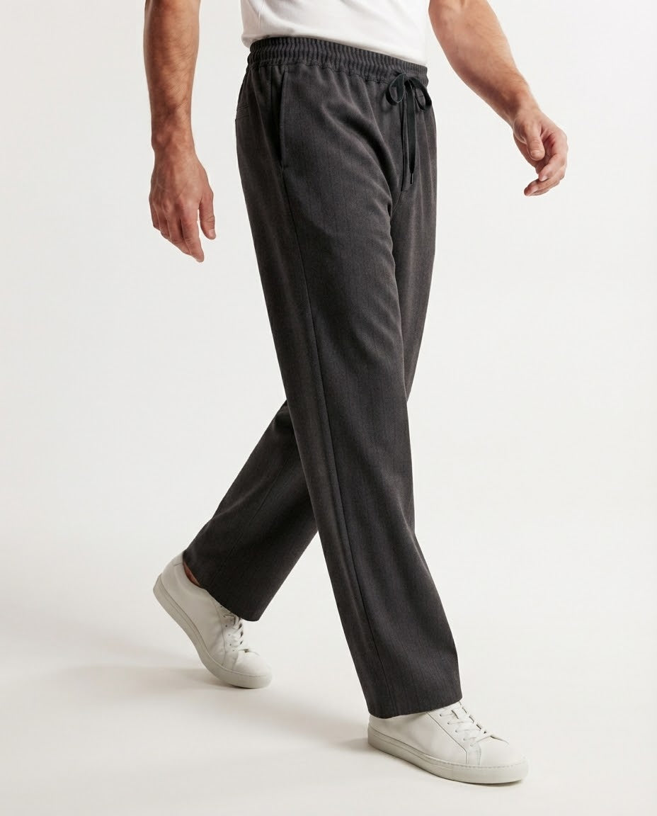 Men Plain Wide Leg Pant