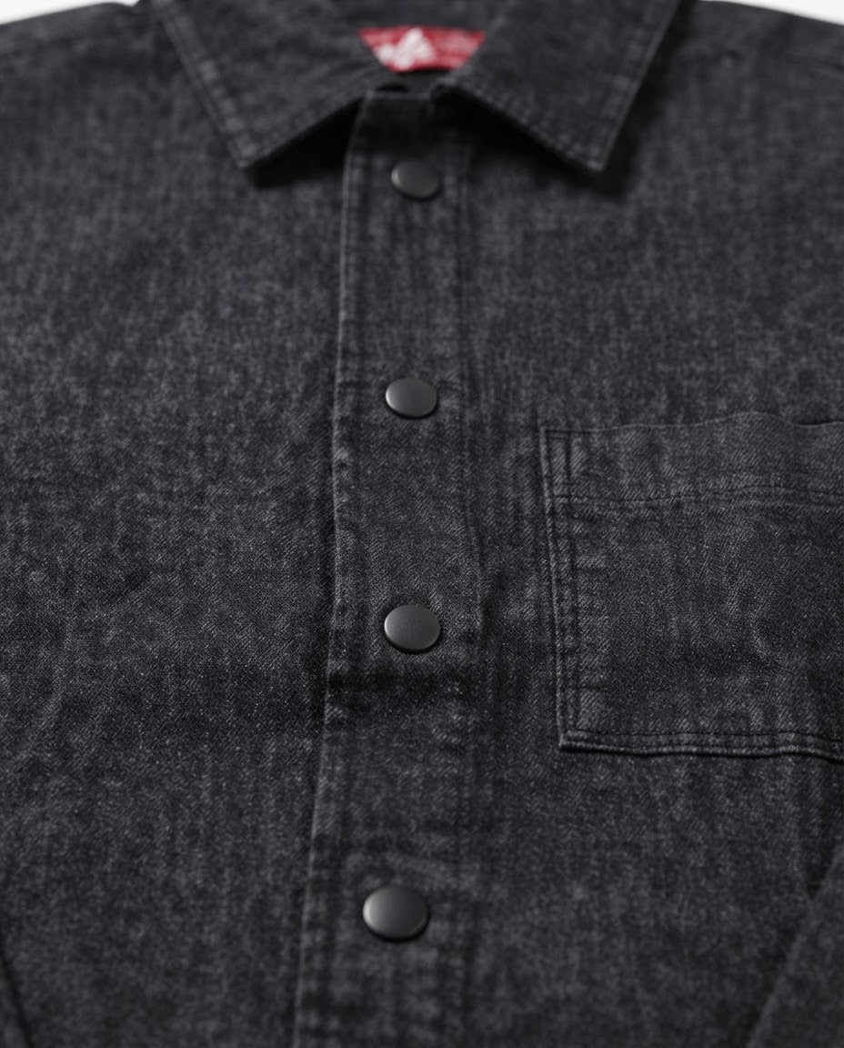 Men Jeans Jacket W/2Pocket