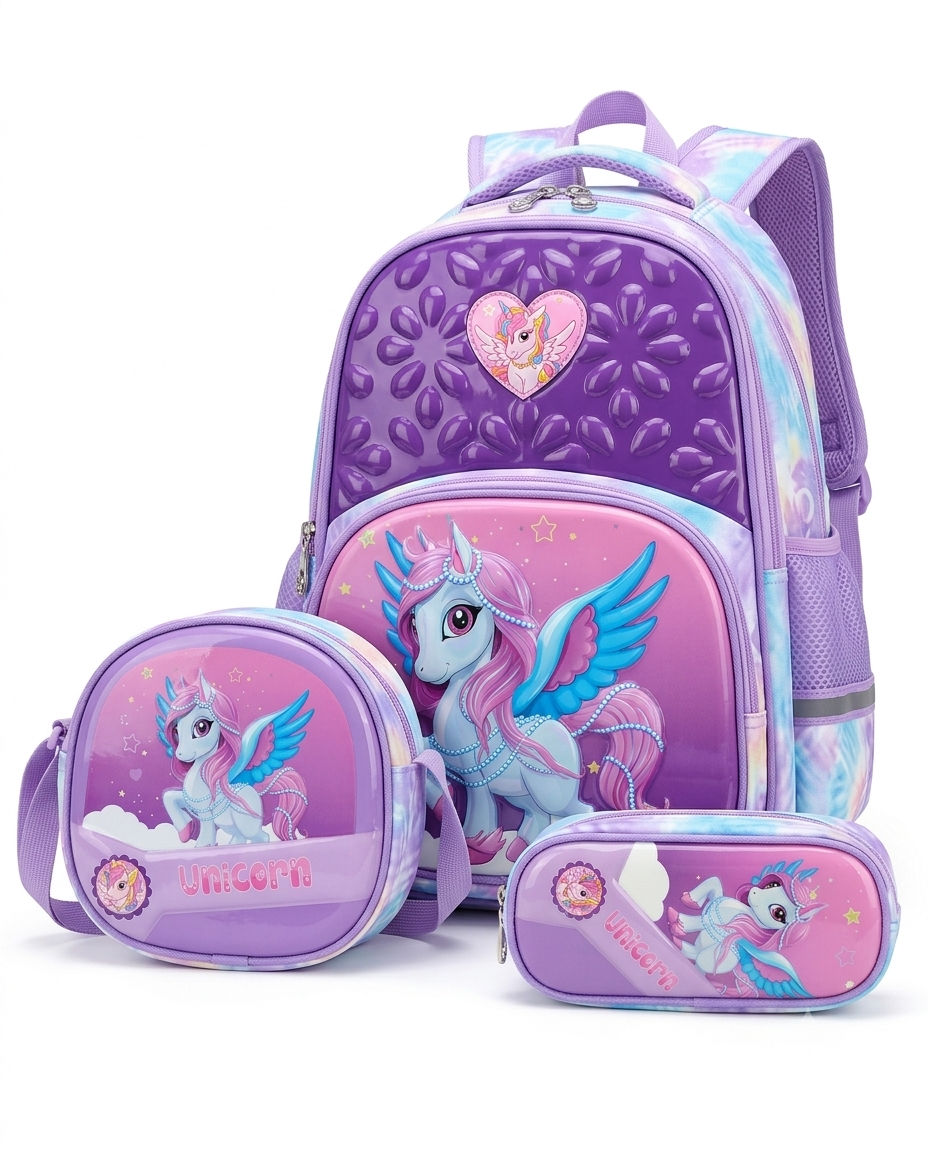 School Backpack 3Pc