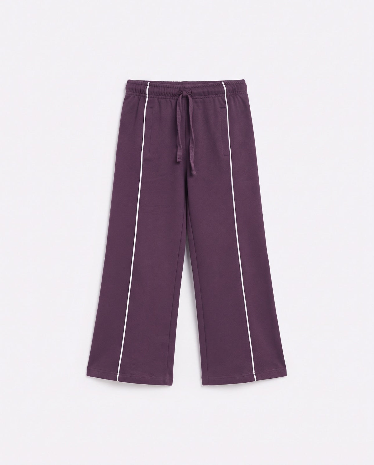 Girls Wide Leg Plain Pant