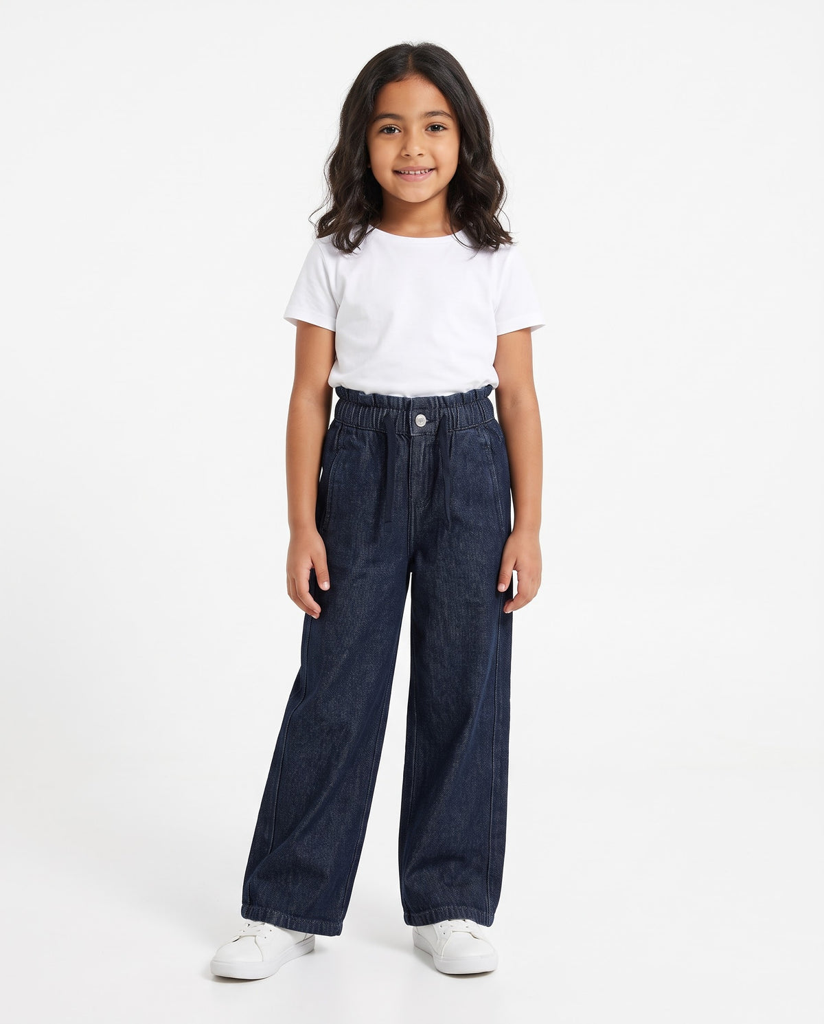 Girls Jeans Pant Wide Leg Fit