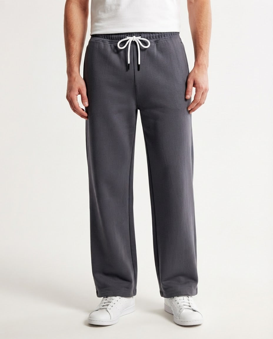Men Plain Wide Leg Pant