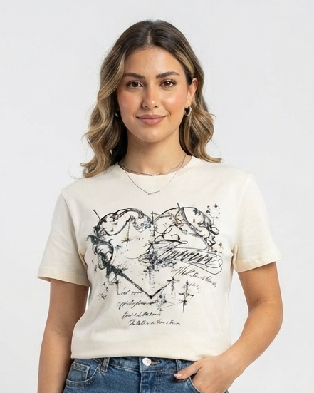 Women Printed Half Sleeves T-Shirt