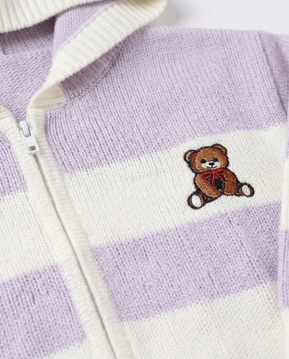 Girls Stripped Hoodie Pullover G09