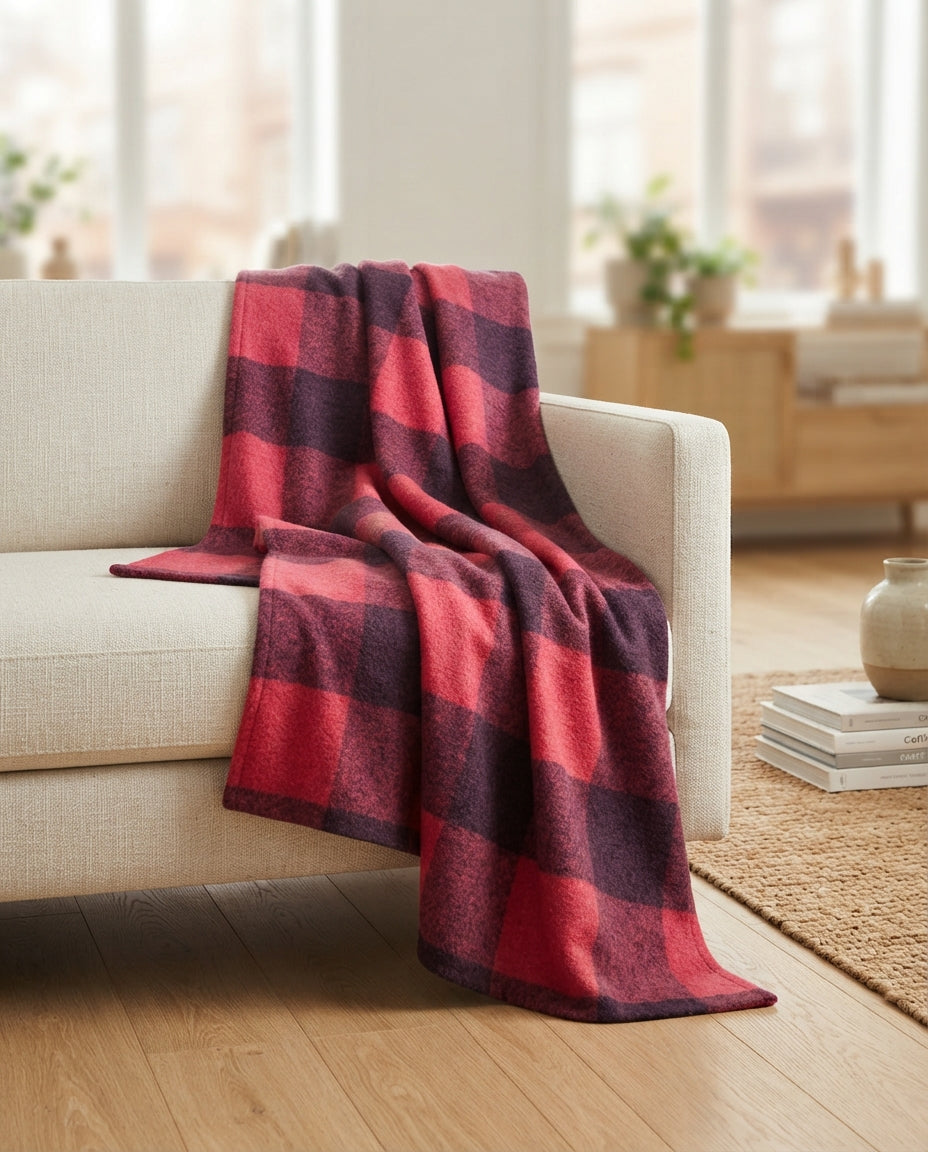 Classic Buffalo Plaid Blanket 180*220CM