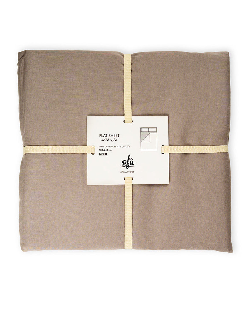 ملاءة قطن مسطحة