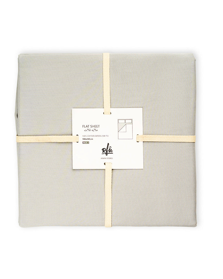 ملاءة قطن مسطحة