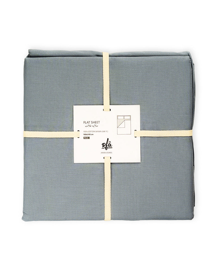 ملاءة قطن مسطحة