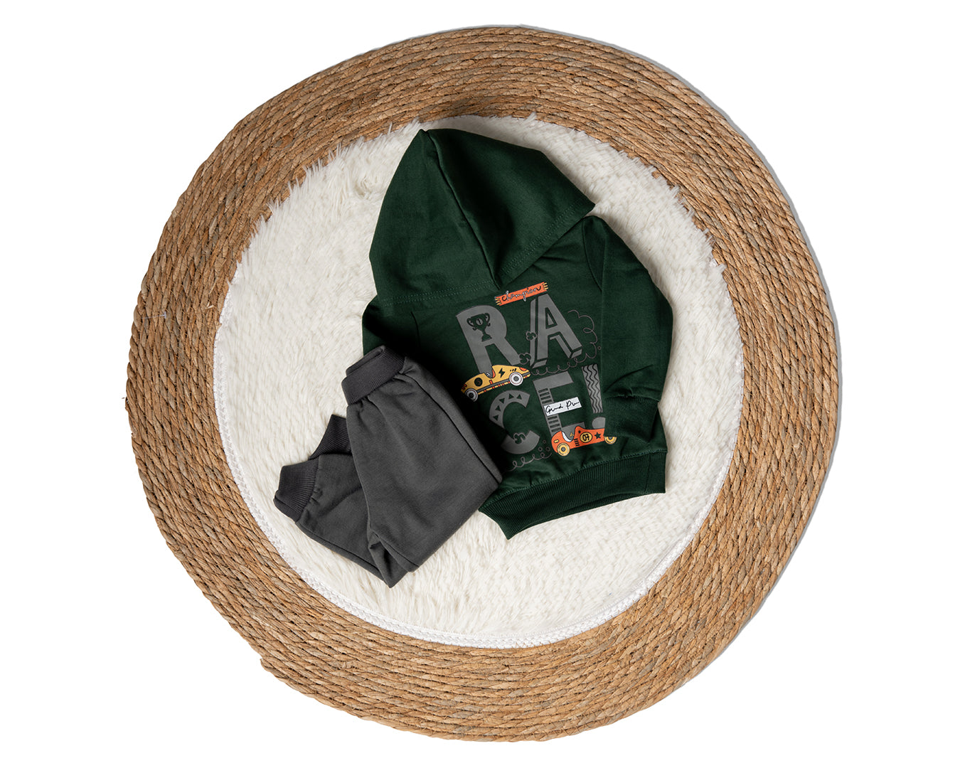 Baby Boy Printed Race Pyjama