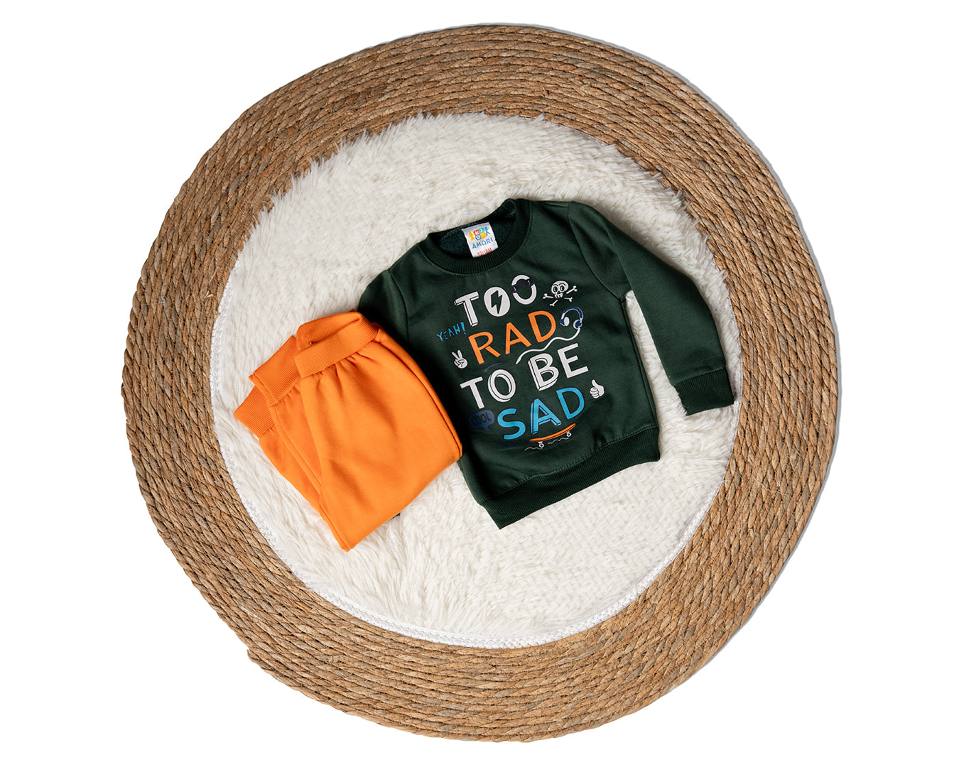 Baby Boy Printed Too Bad Too Be Sad Pyjama