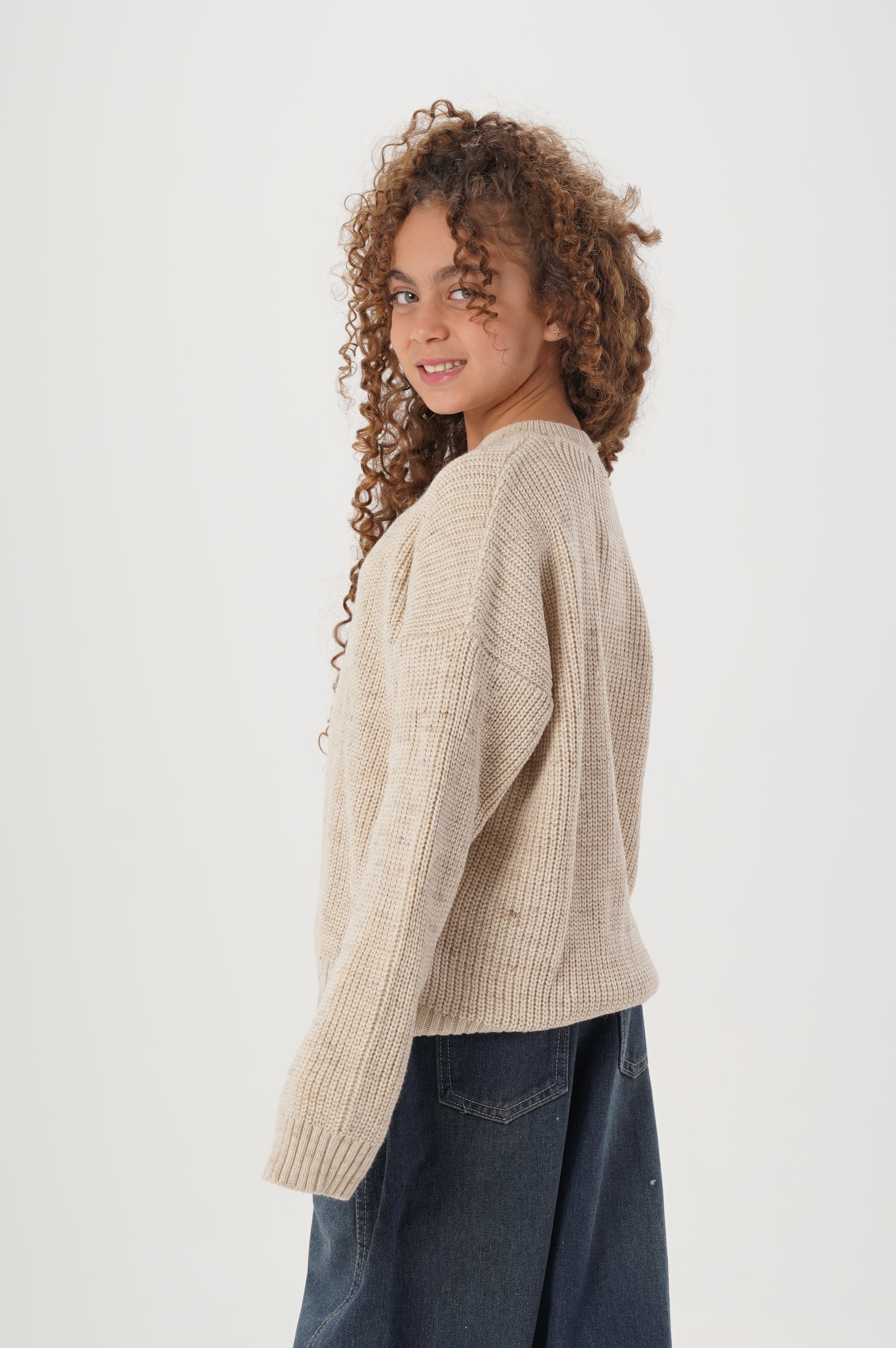 Girls Basic Pullover