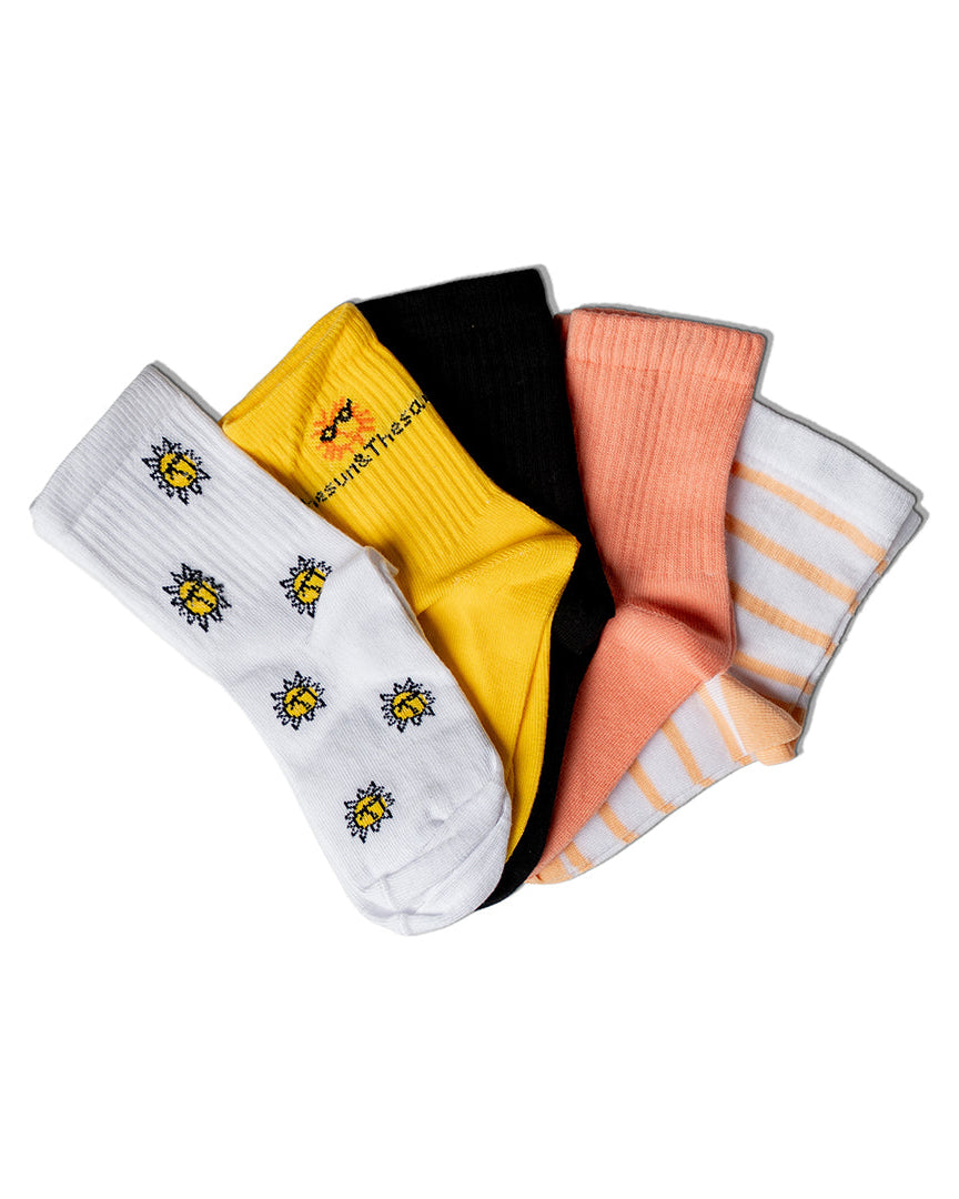 Boys Cotton Long Socks 5Pc