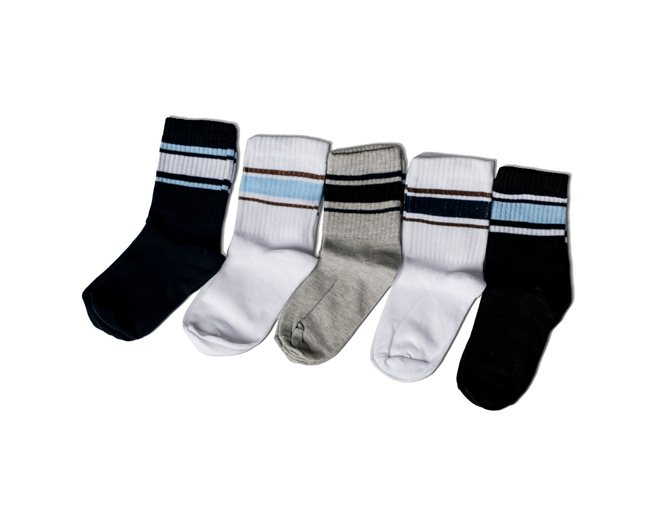 Boys Cotton Long Socks 5Pc
