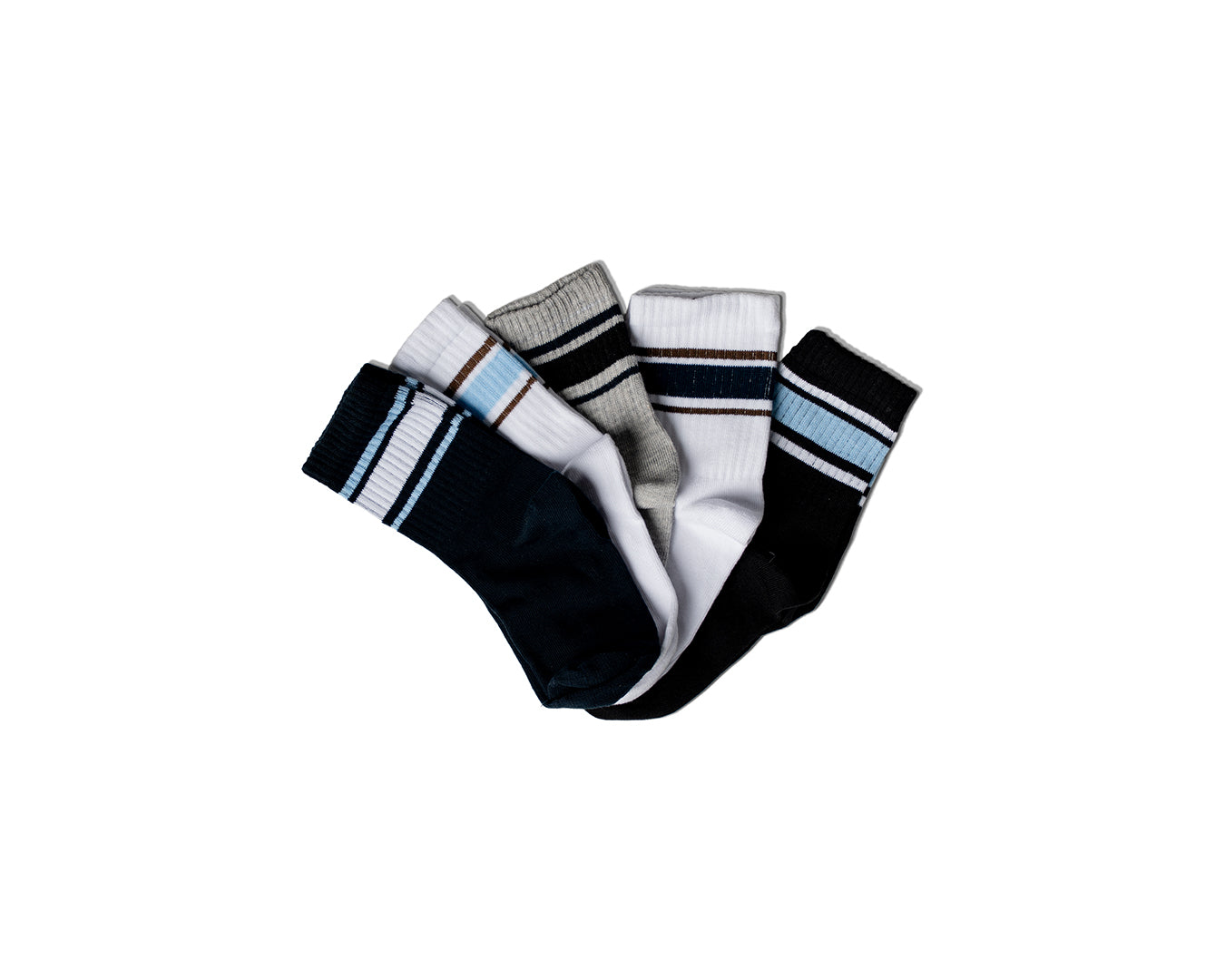 Boys Cotton Long Socks 5Pc