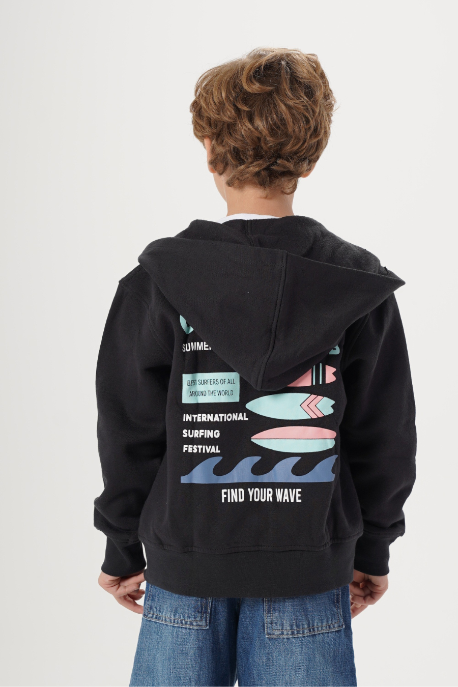 Boys Zippered Sweatshirt