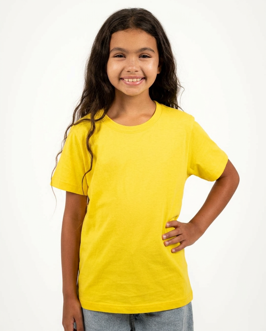 Plain T-shirt - Girls