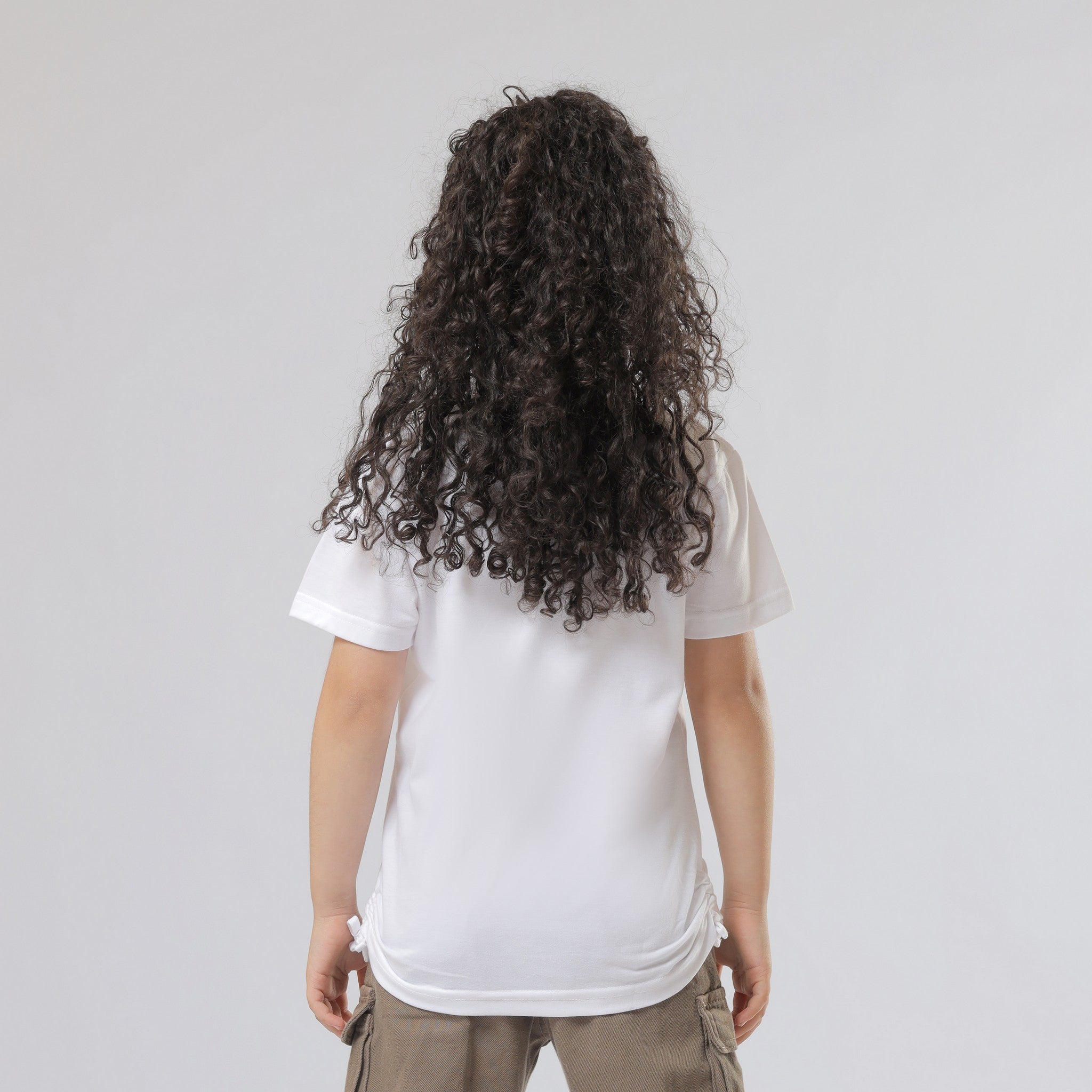 Skate Print White T-Shirt