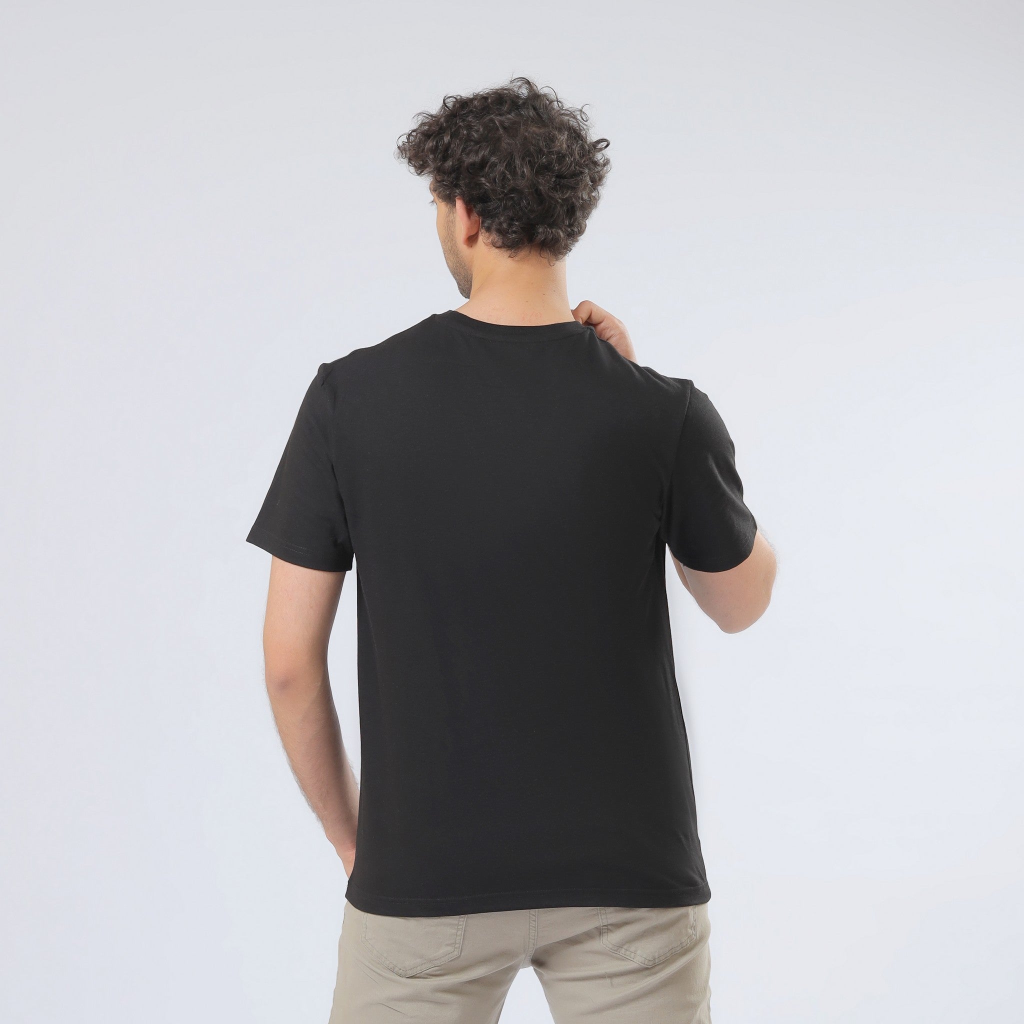 Premium Print Black T-Shirt