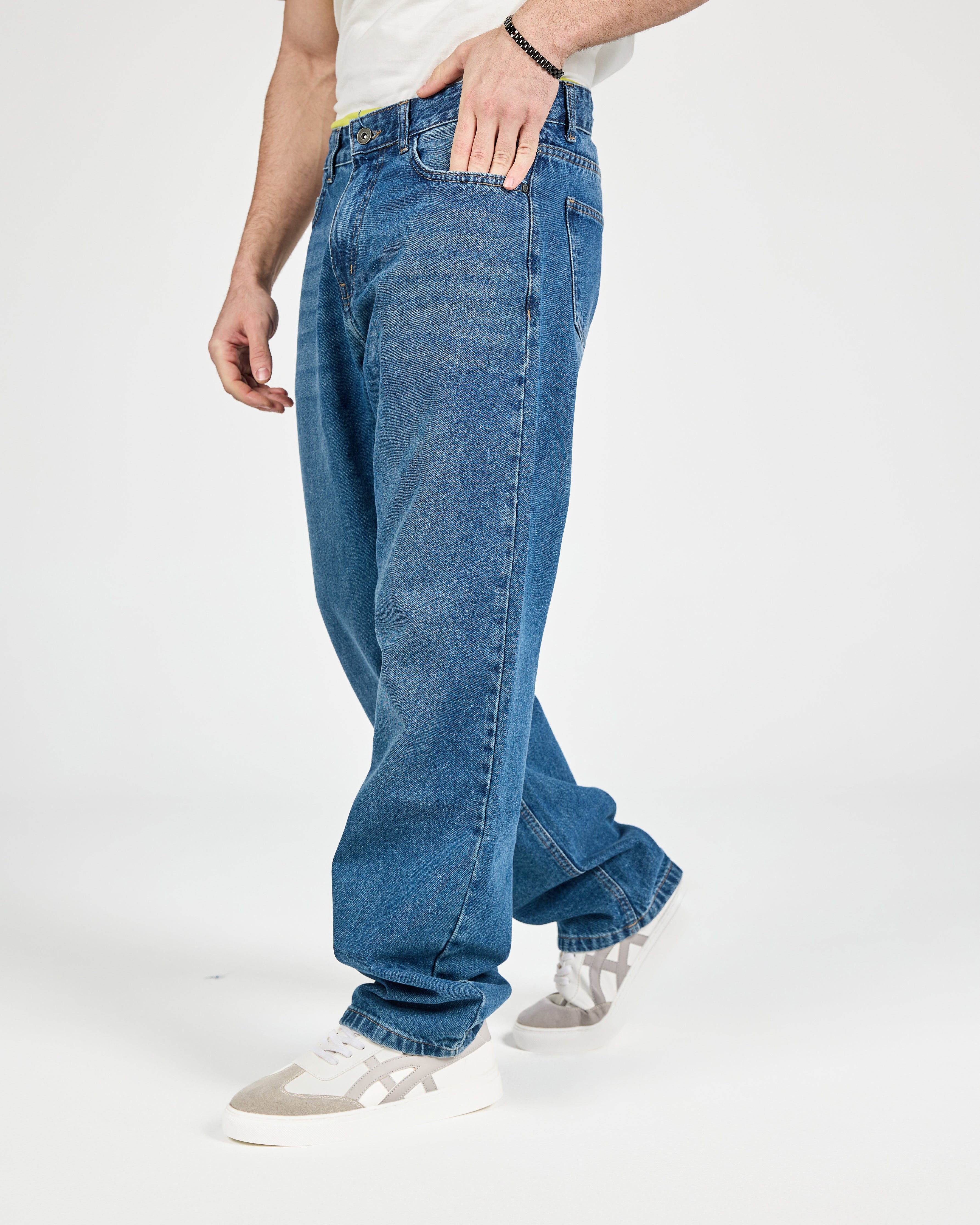 Men Wide Leg Jeans