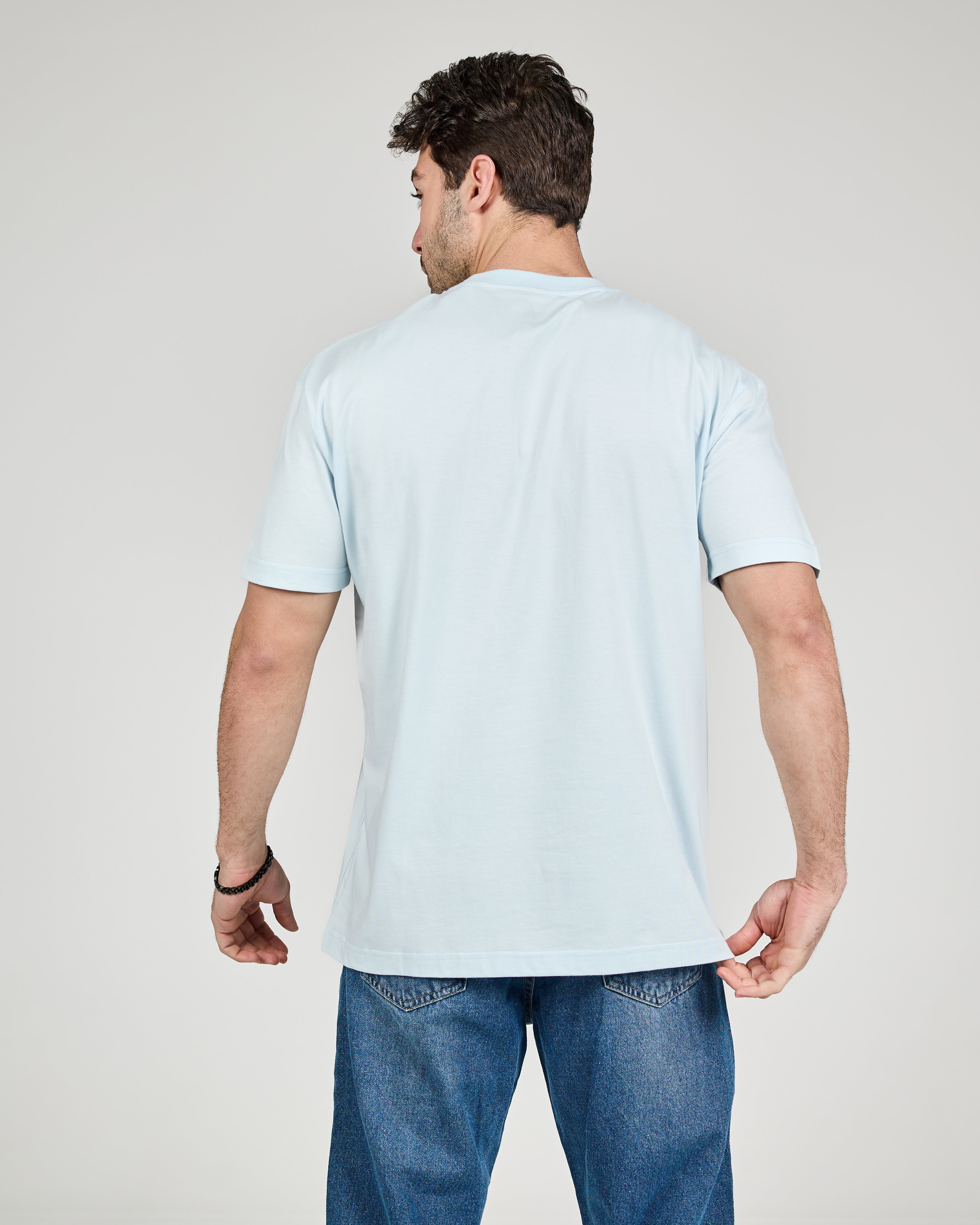 Men Printed Half Sleeves T-shirt
