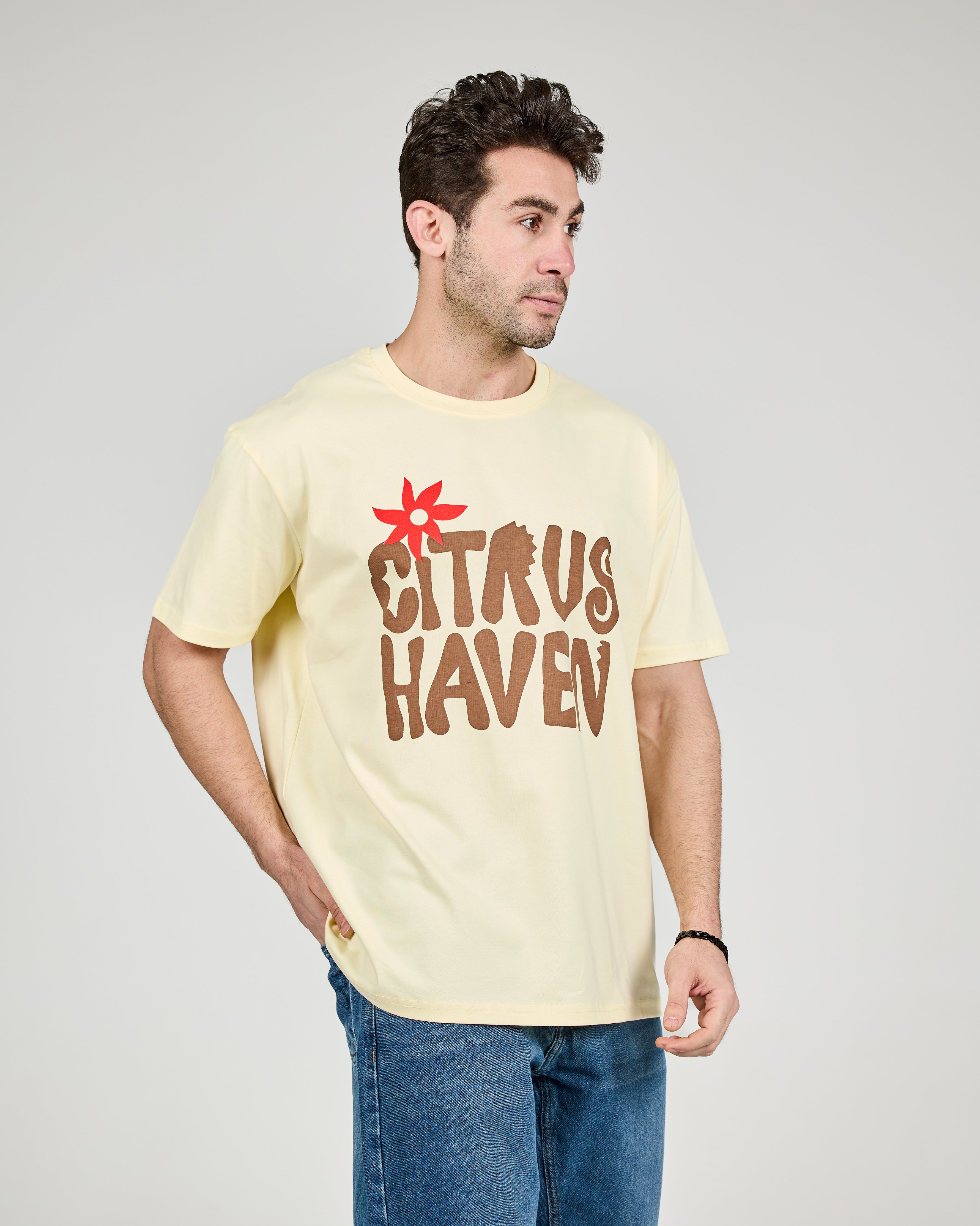 Men Printed Half Sleeves T-Shirt