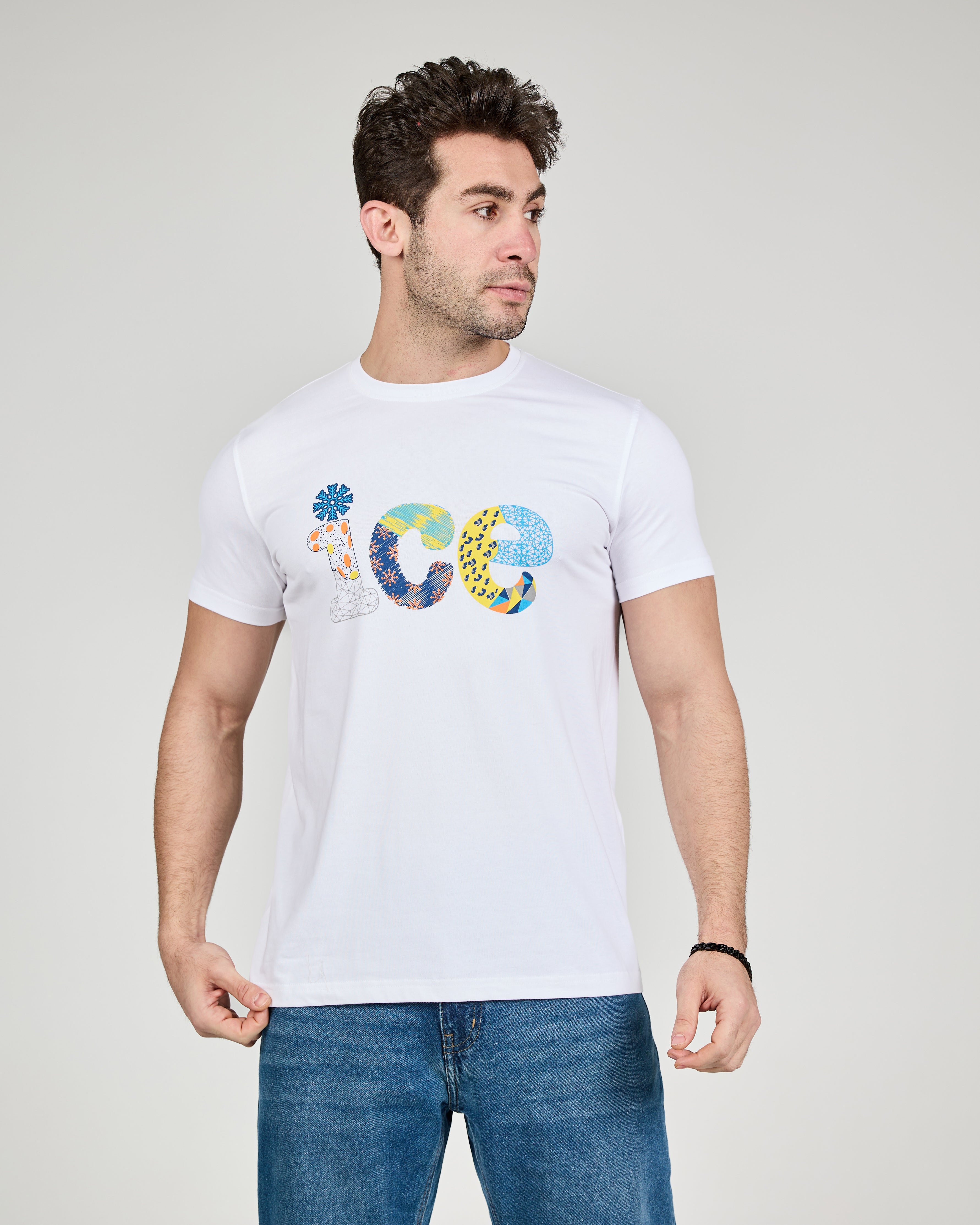 Men Printed Half Sleeves T-Shirt