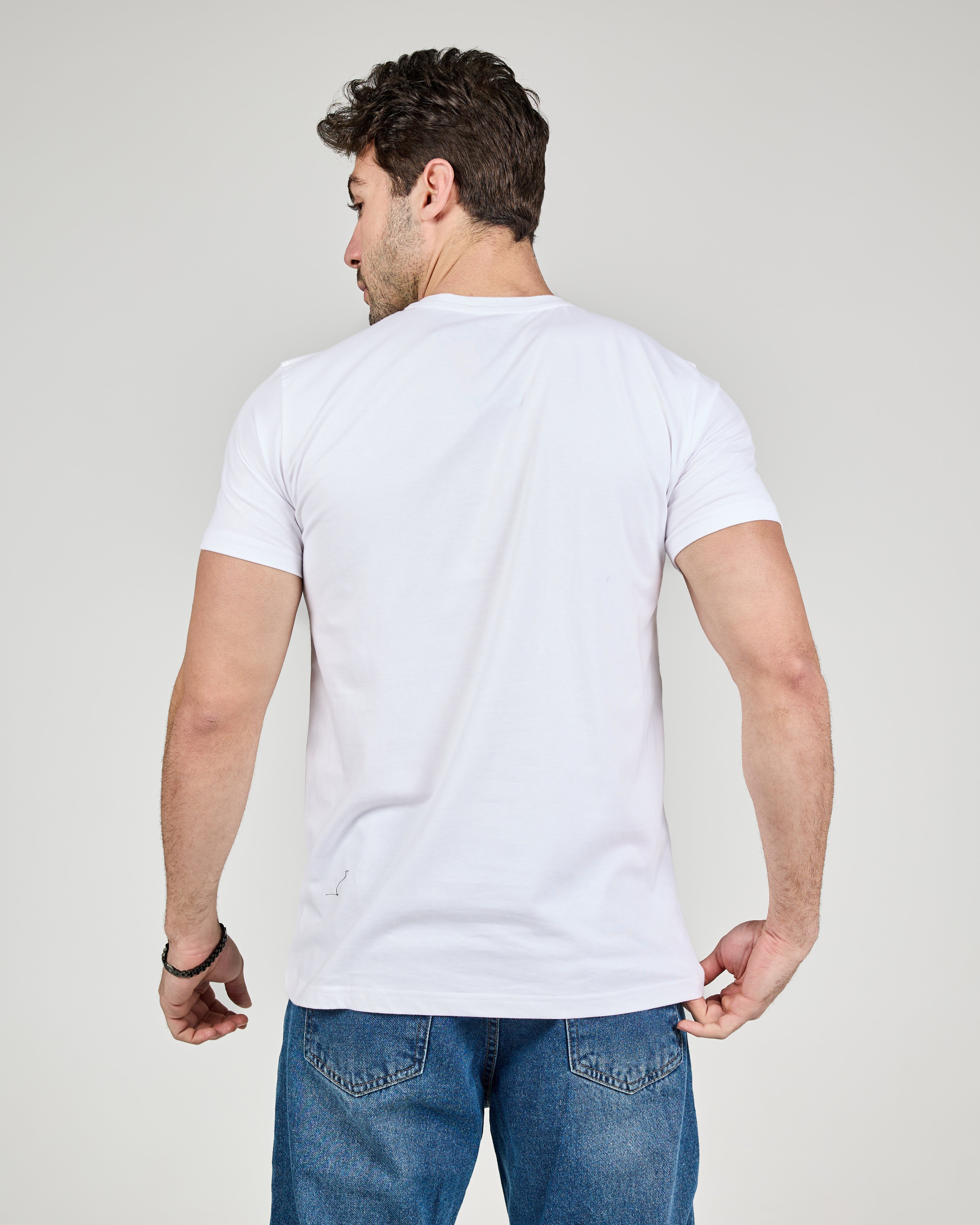 Men Printed Half Sleeves T-Shirt