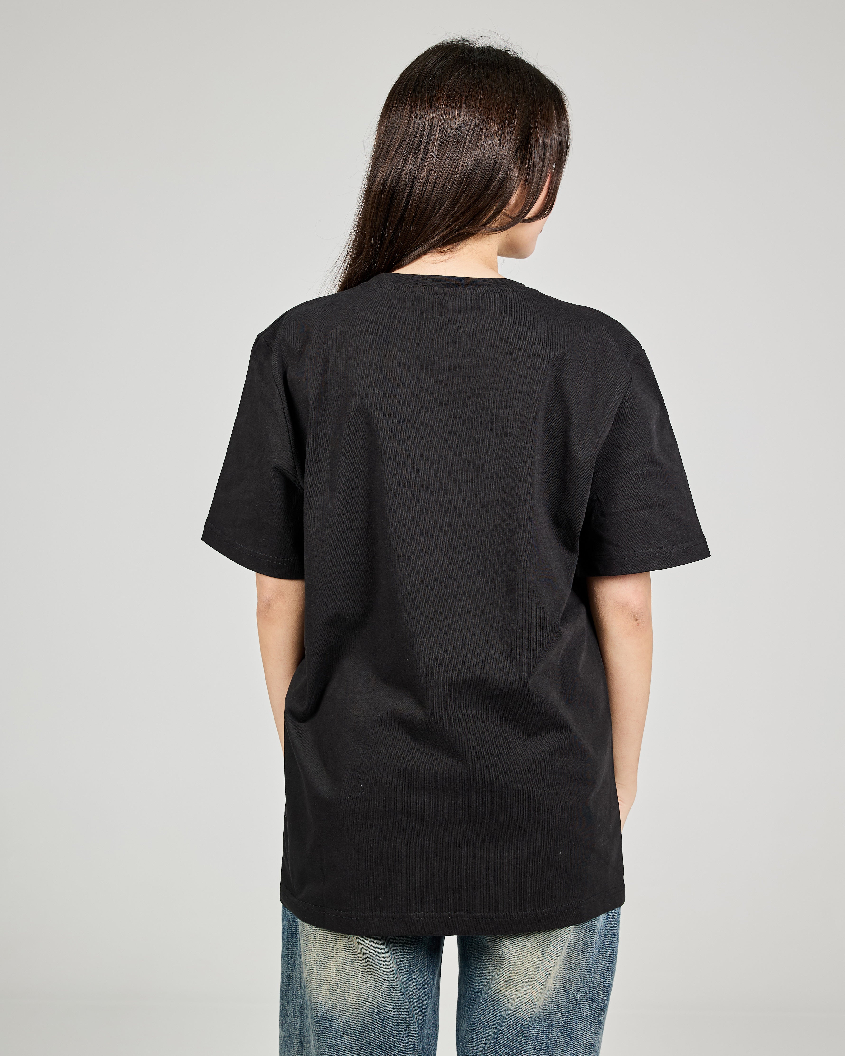 Women Printed Flower Half Sleeves Oversize