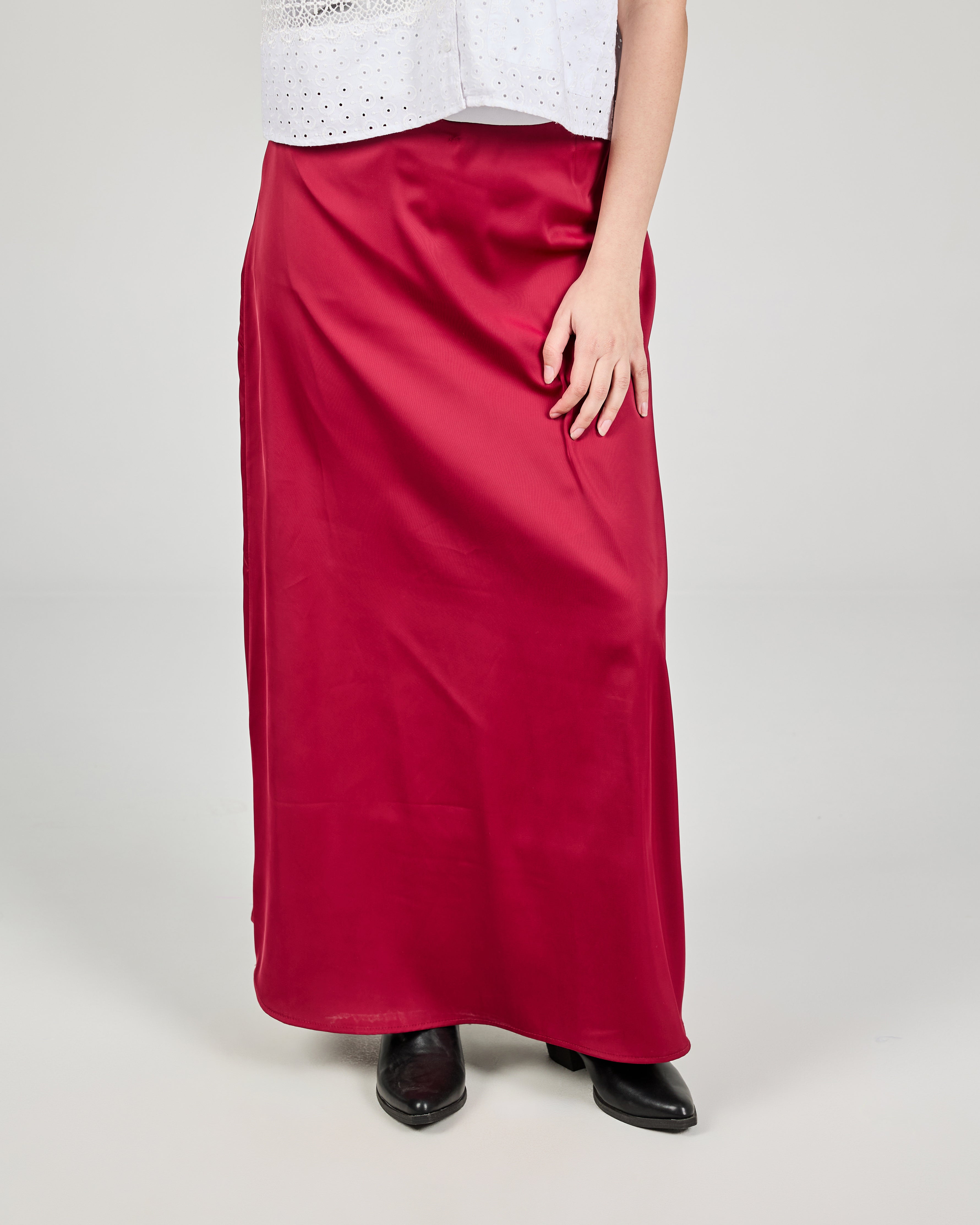 Women Satin Skirt