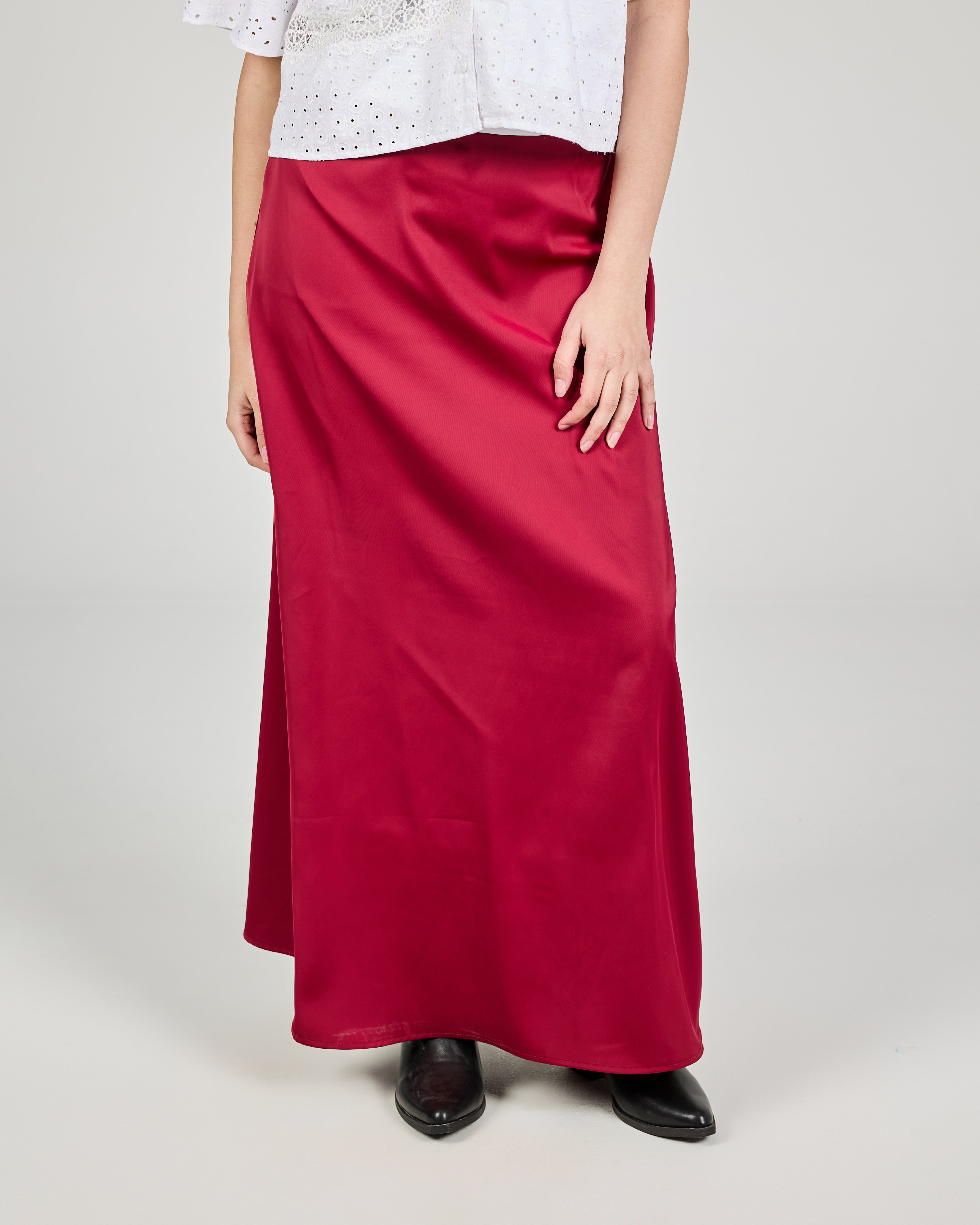 Women Satin Skirt