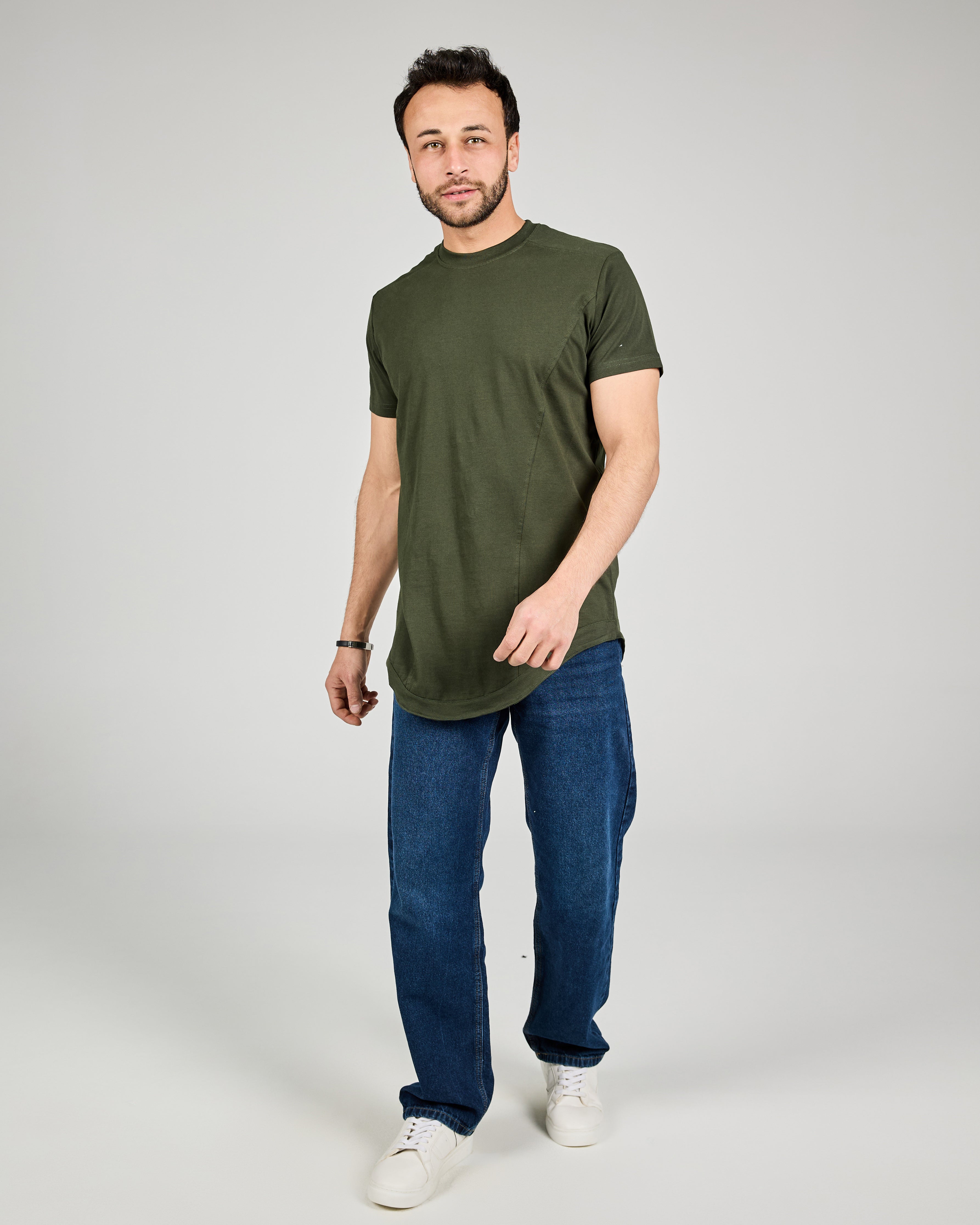 Men’s plain short-sleeve T-shirt