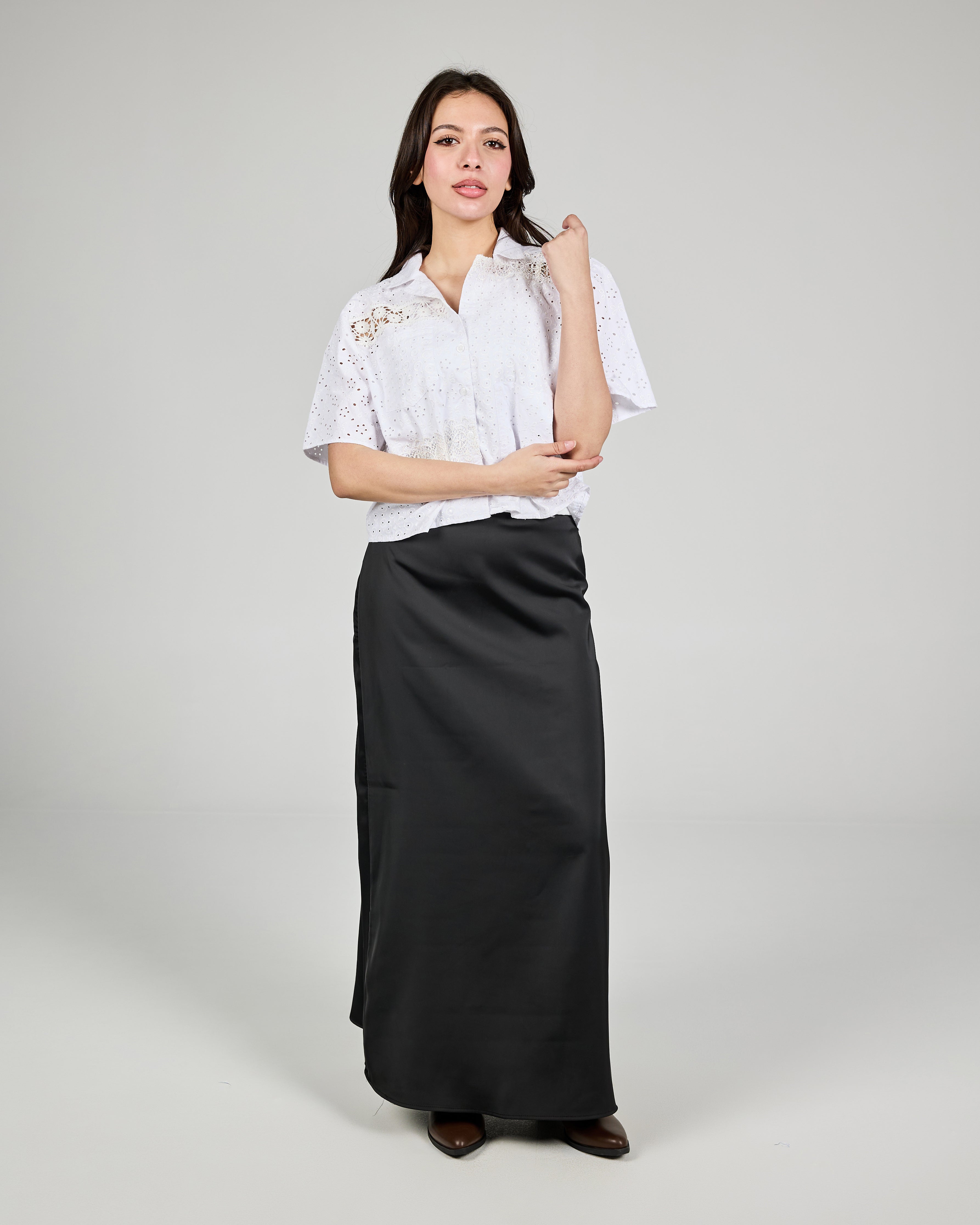Women Satin Skirt