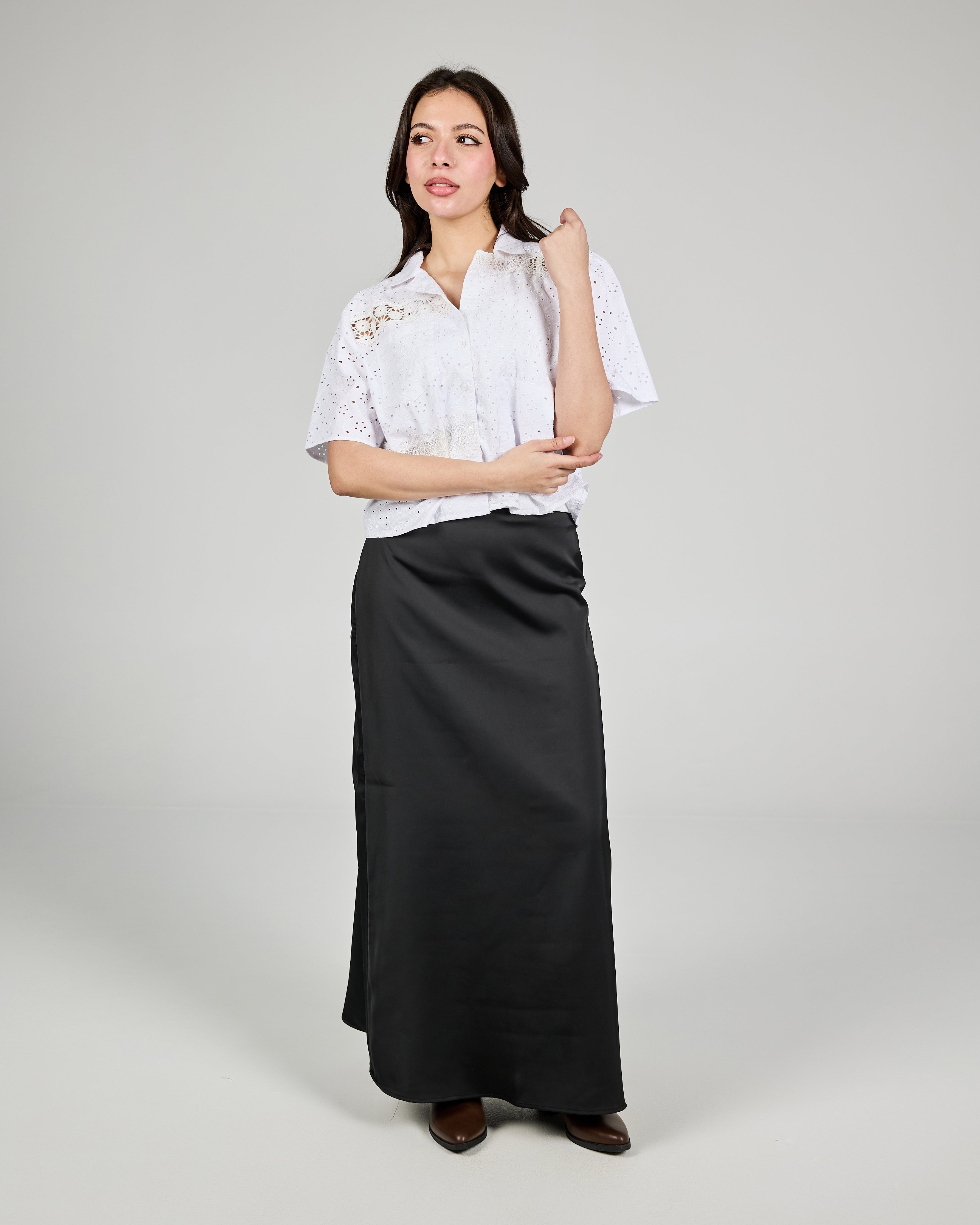 Women Satin Skirt