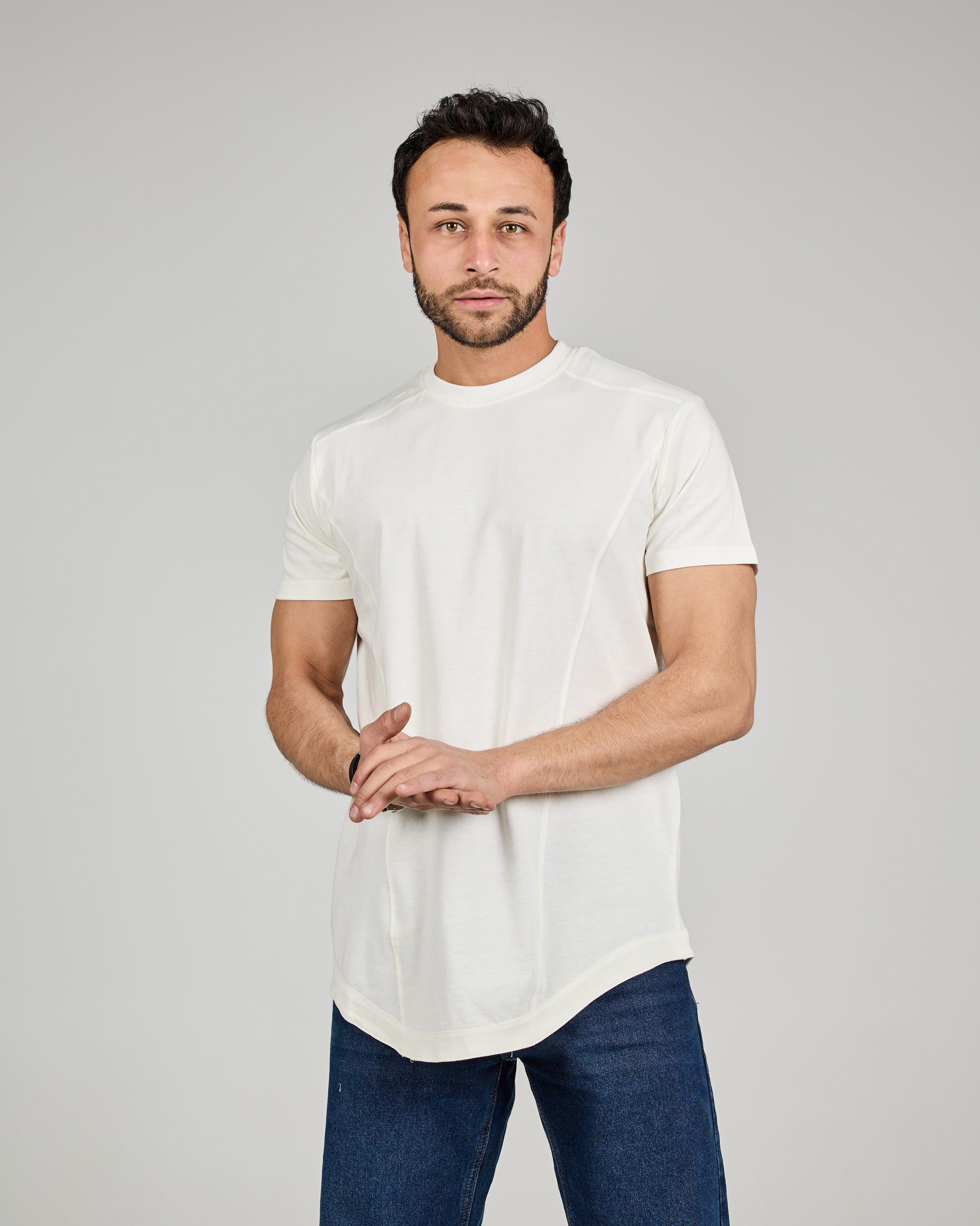 Men’s plain short-sleeve T-shirt