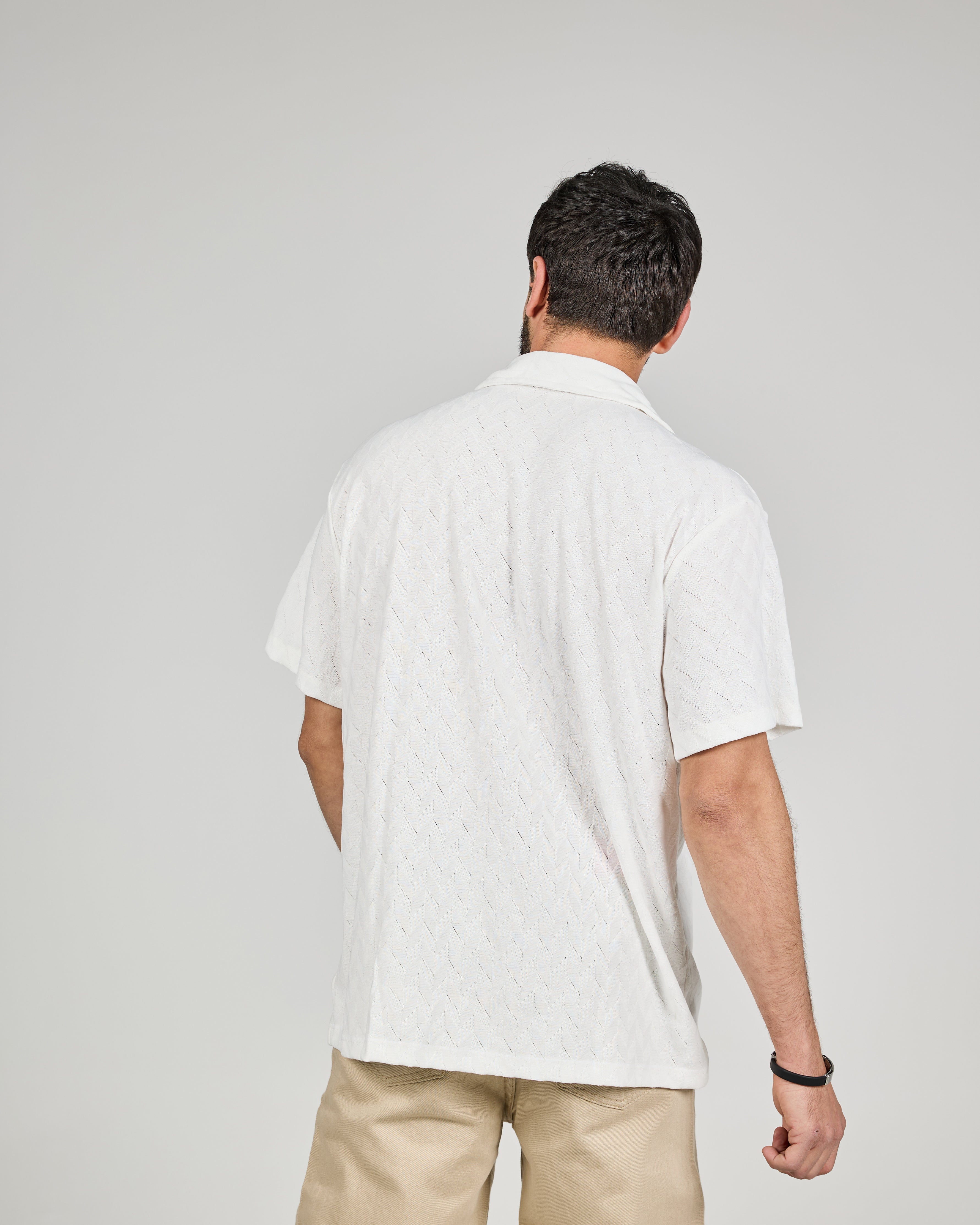 MEN Pattern HALF SLEEVES SHIRT