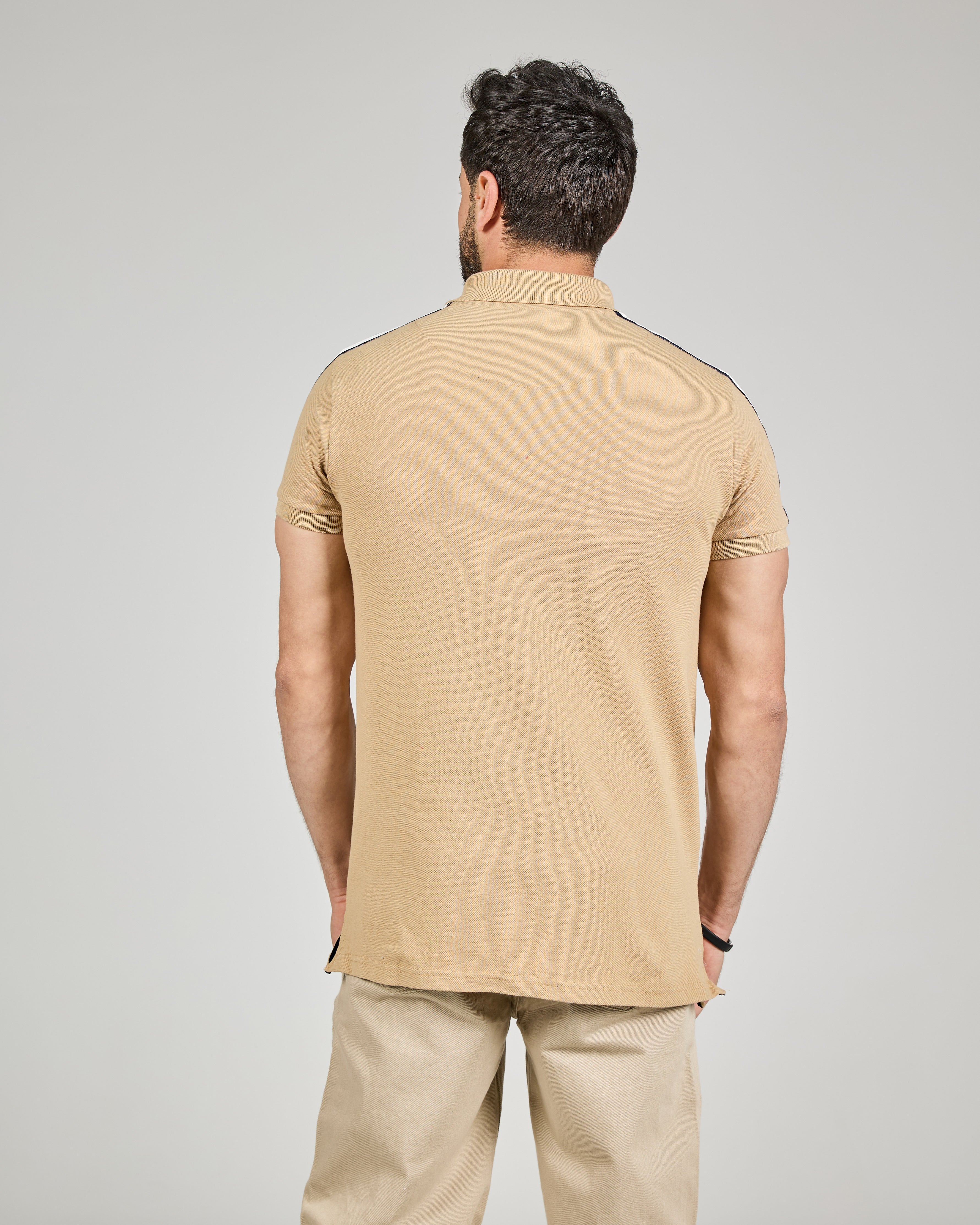 MEN PLAIN HALF SLEEVES POLO T-SHIRT