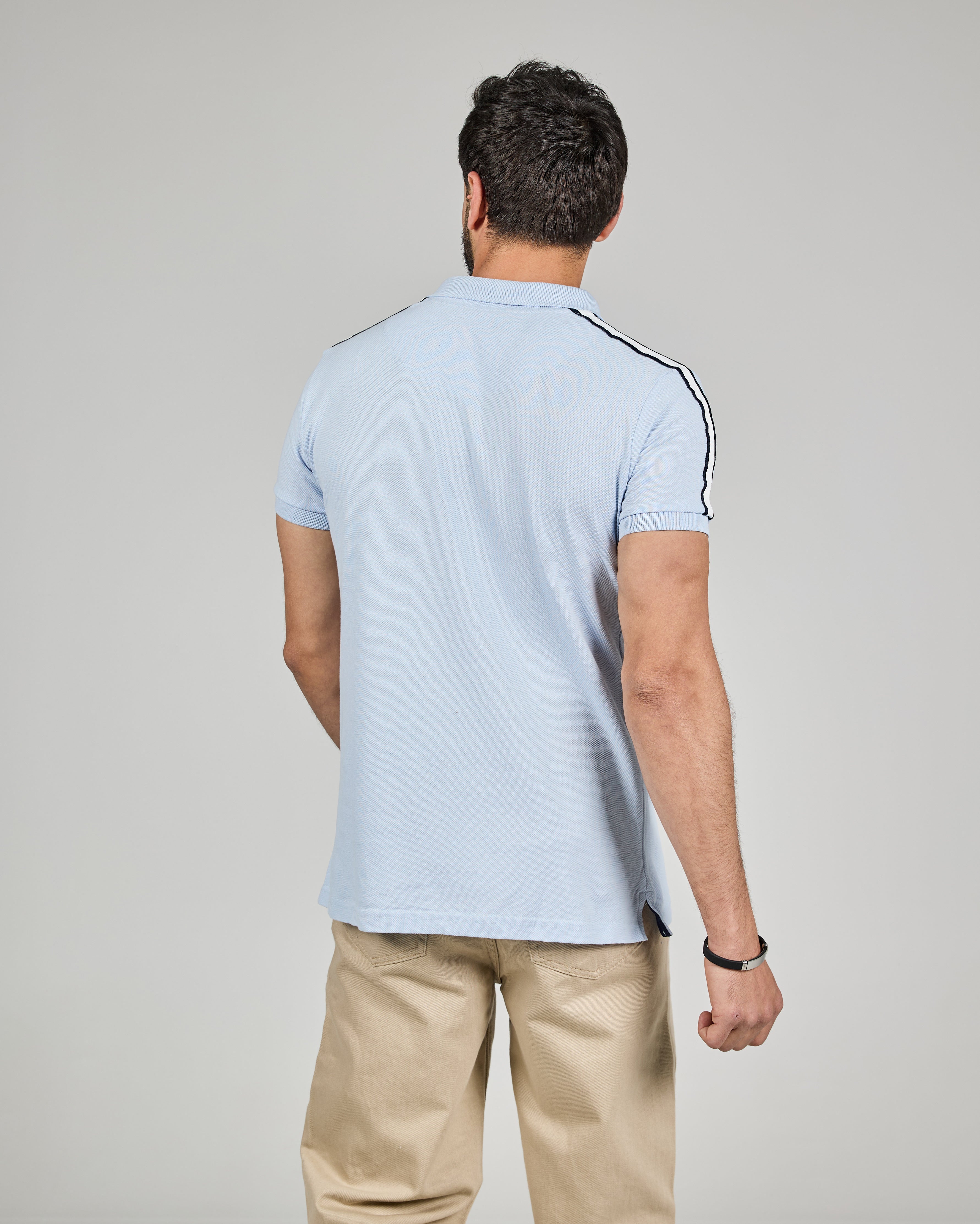 MEN PLAIN HALF SLEEVES POLO T-SHIRT