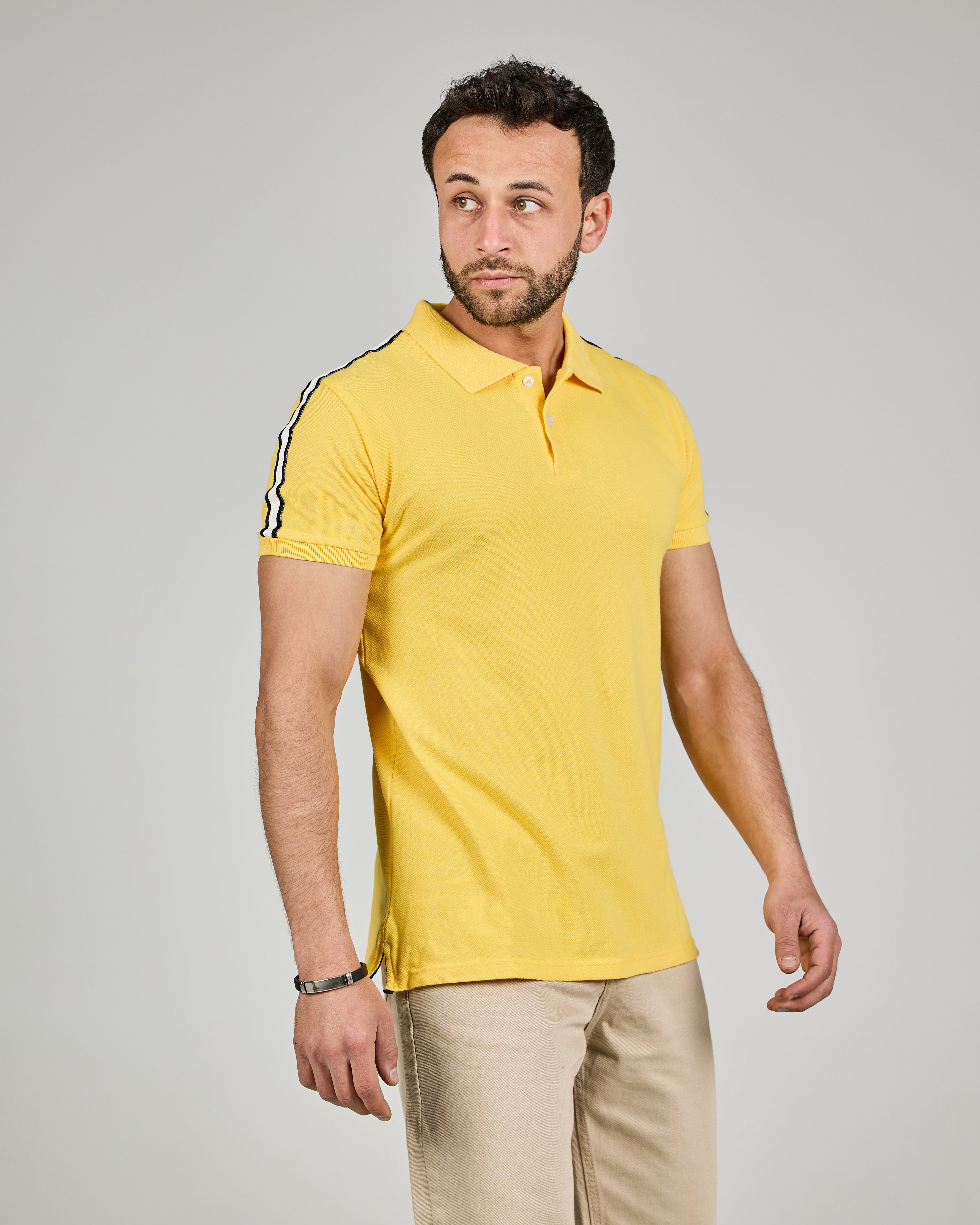 MEN PLAIN HALF SLEEVES POLO T-SHIRT
