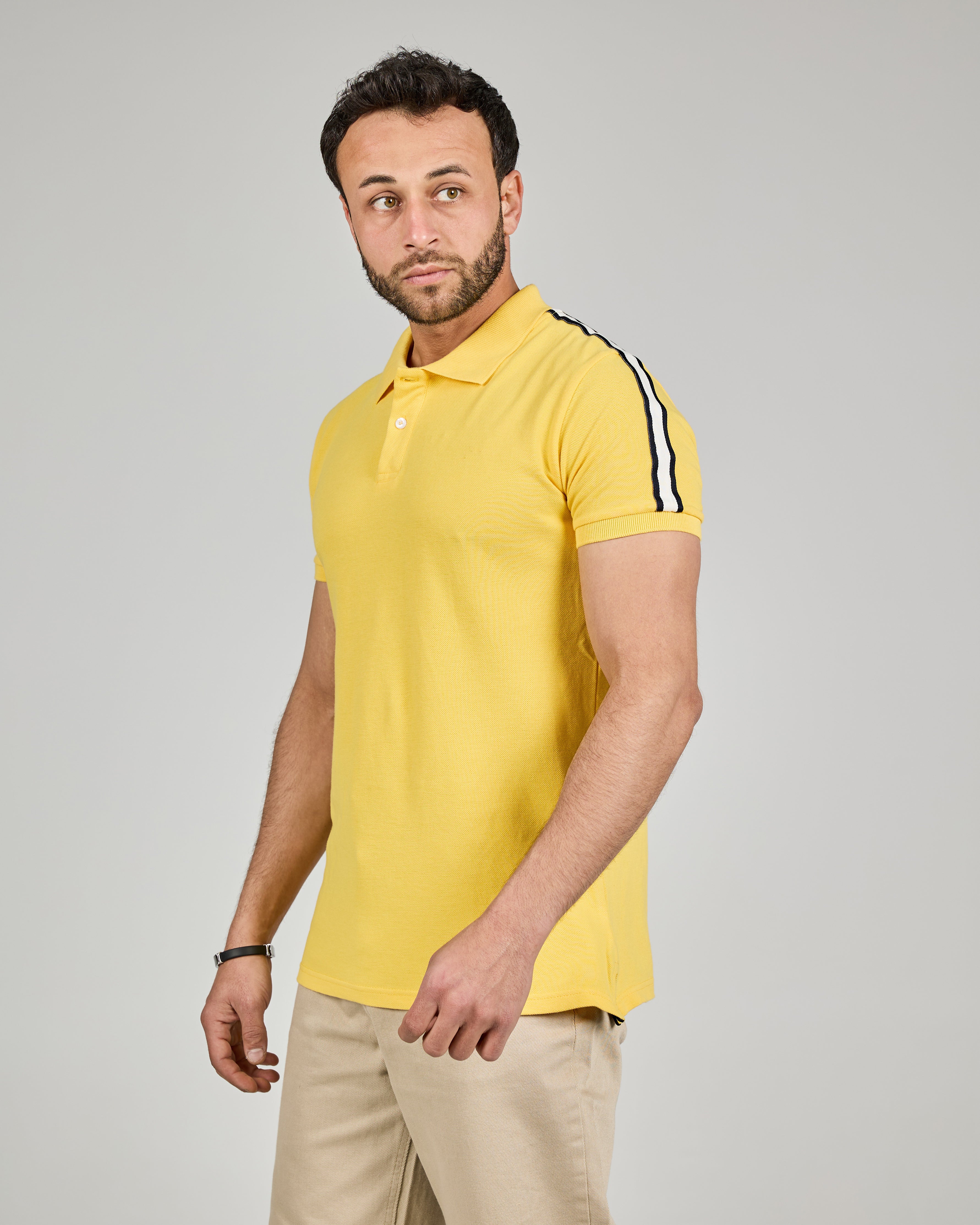 MEN PLAIN HALF SLEEVES POLO T-SHIRT