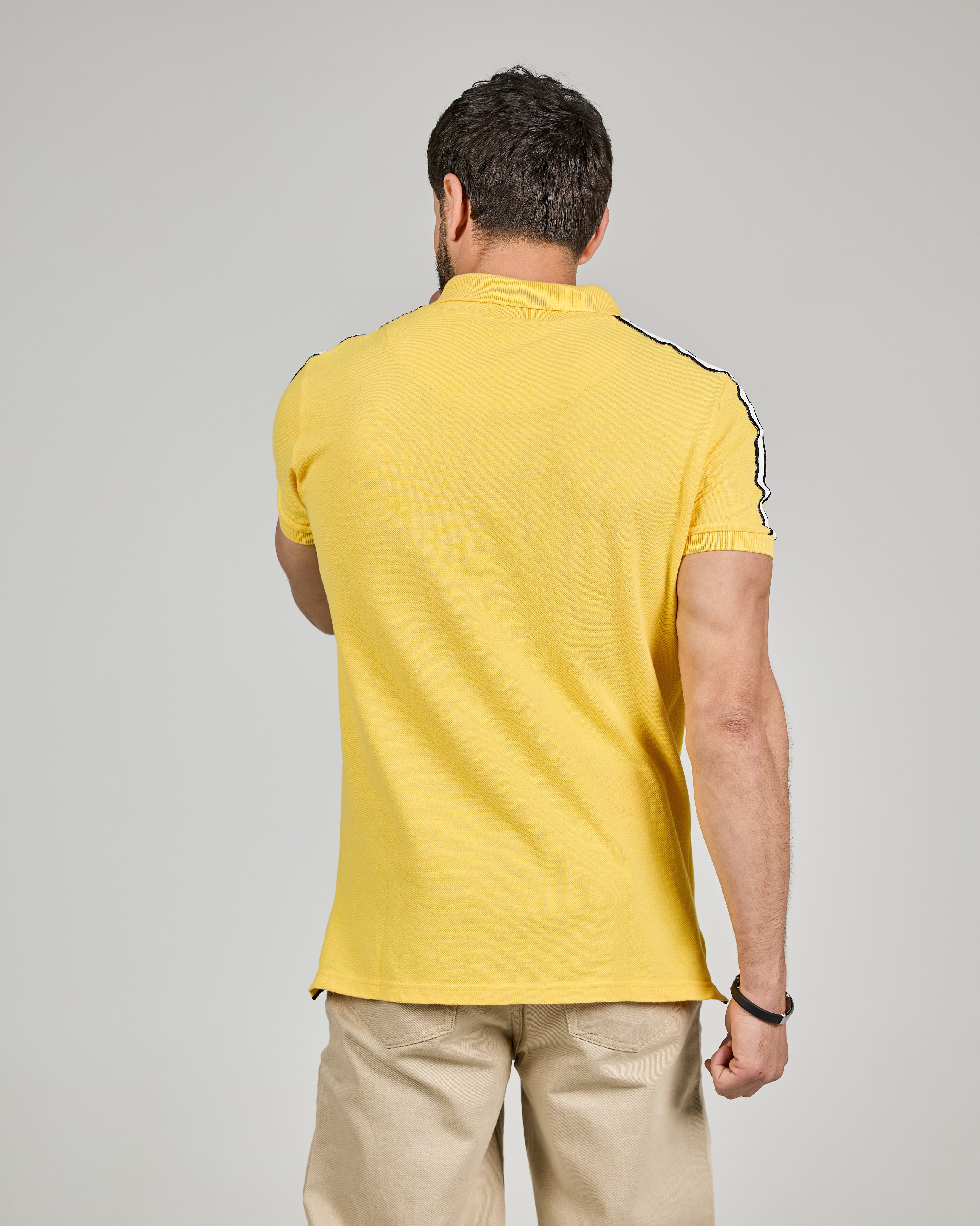 MEN PLAIN HALF SLEEVES POLO T-SHIRT