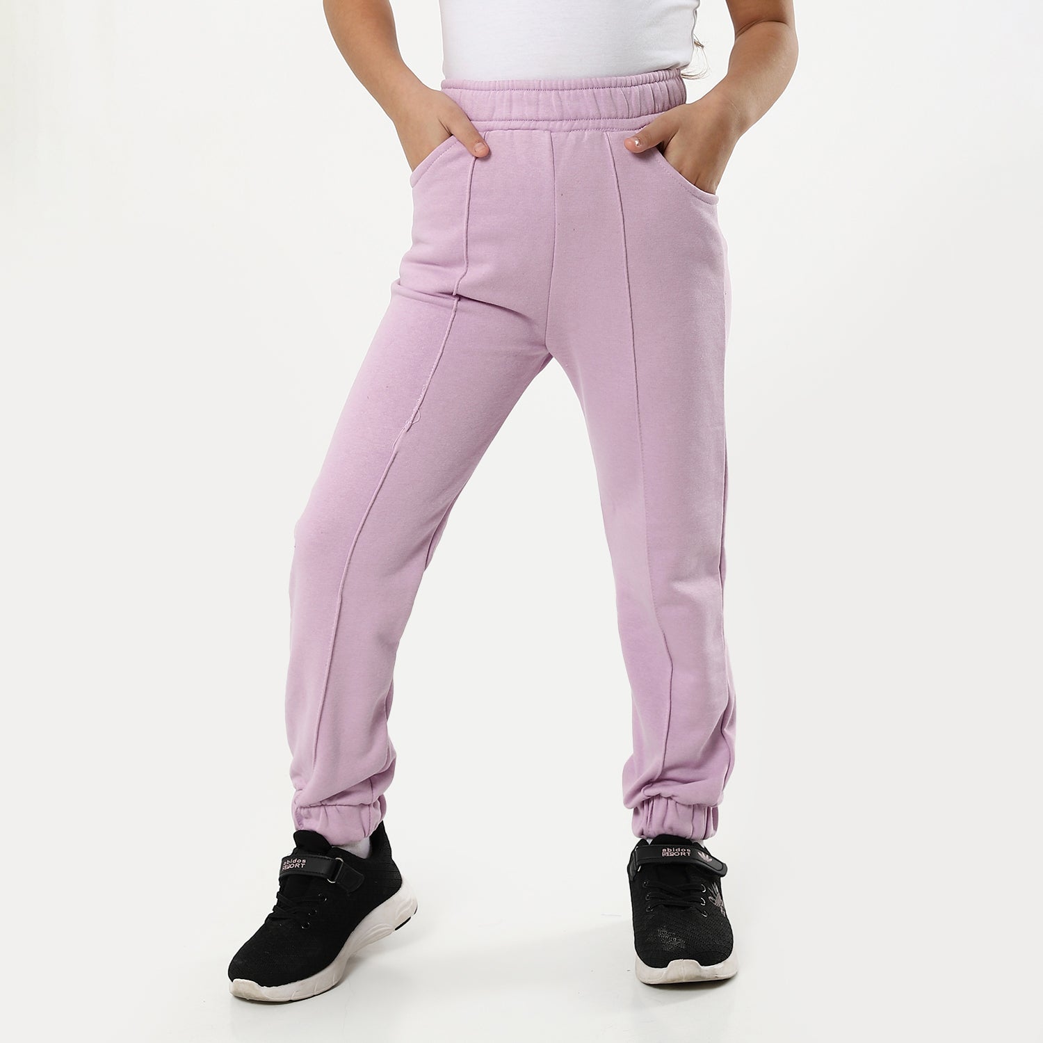 Purple Girls Sweat Pants