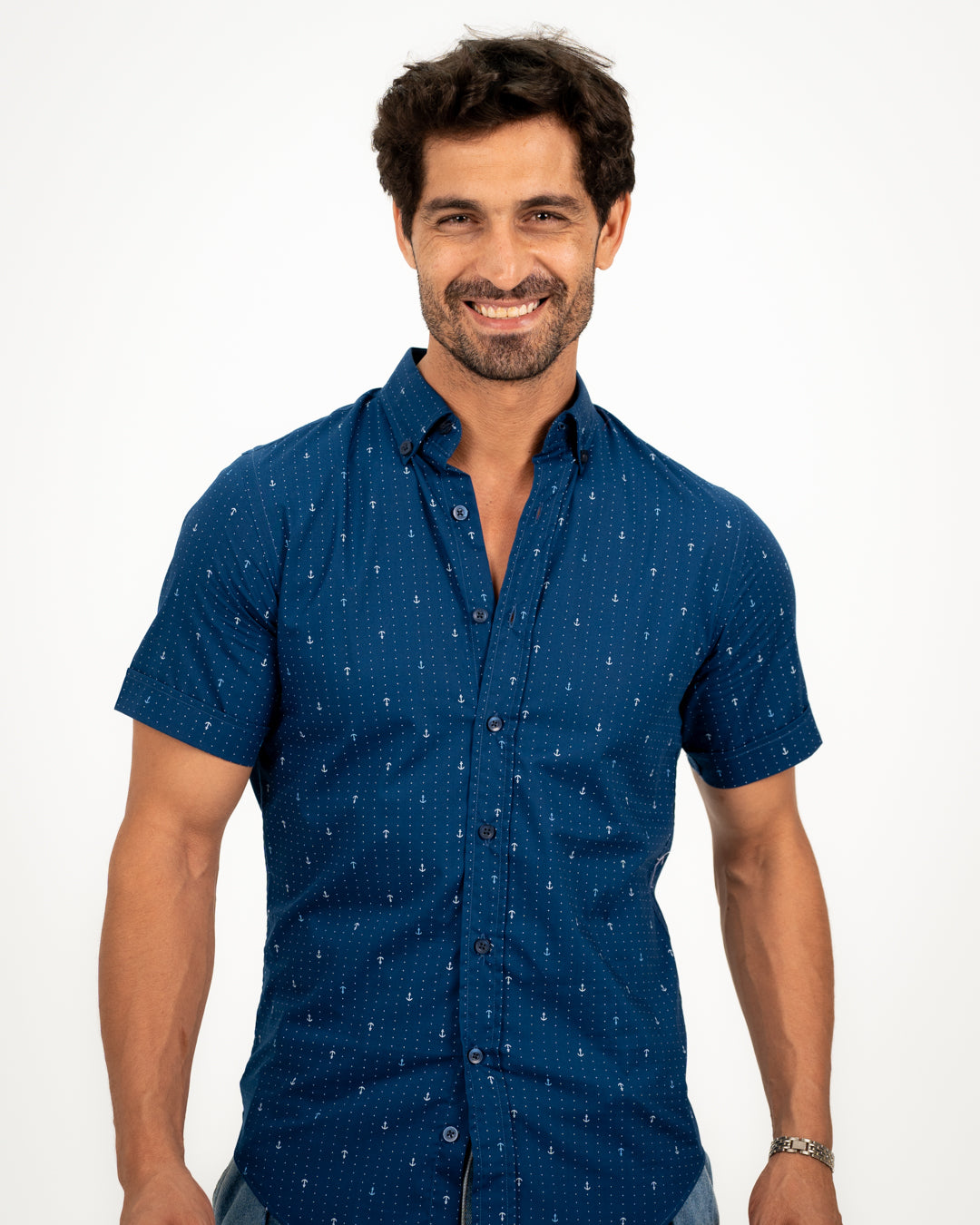 Slim Fit Mens Short Sleeve Shirt