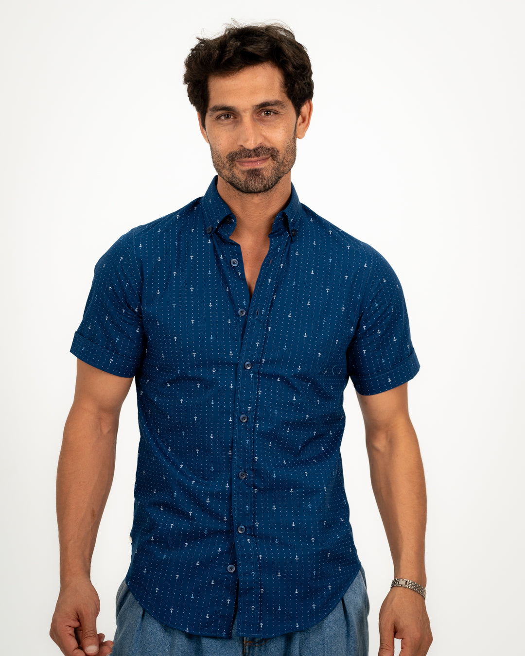 Slim Fit Mens Short Sleeve Shirt