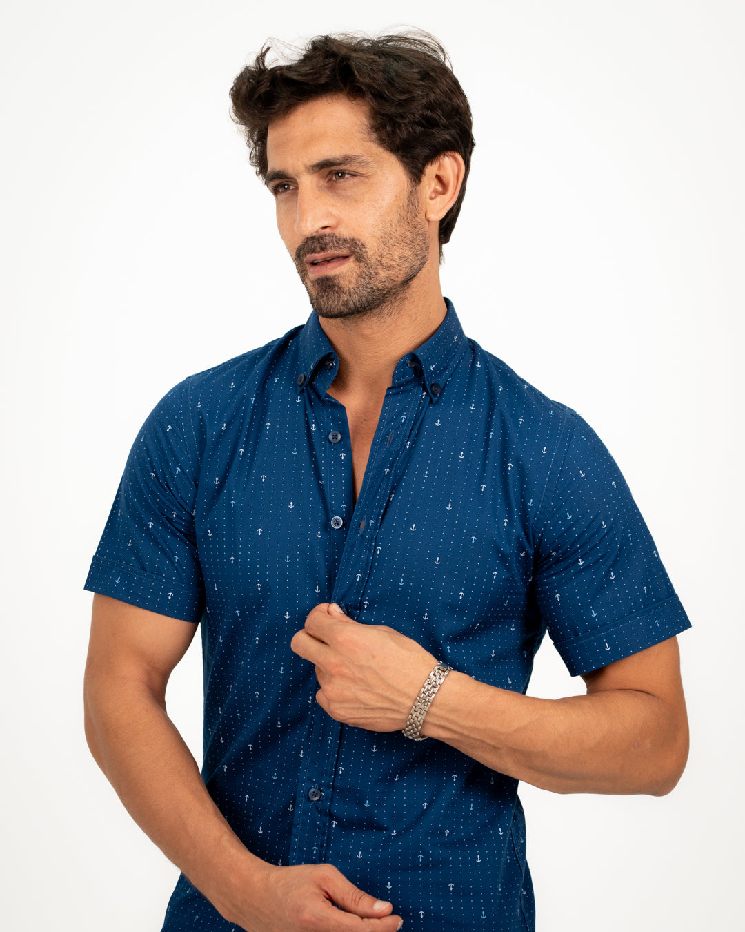 Slim Fit Mens Short Sleeve Shirt