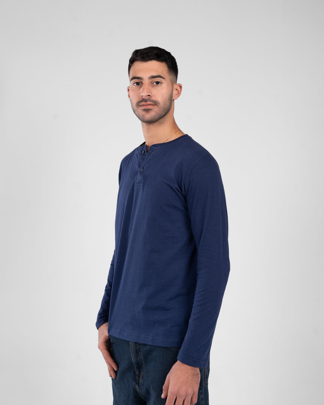 Men Plain Long Sleeves T-shirt