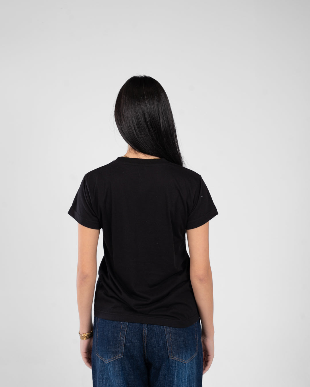 Short Sleeve Womens Plain T-shirt