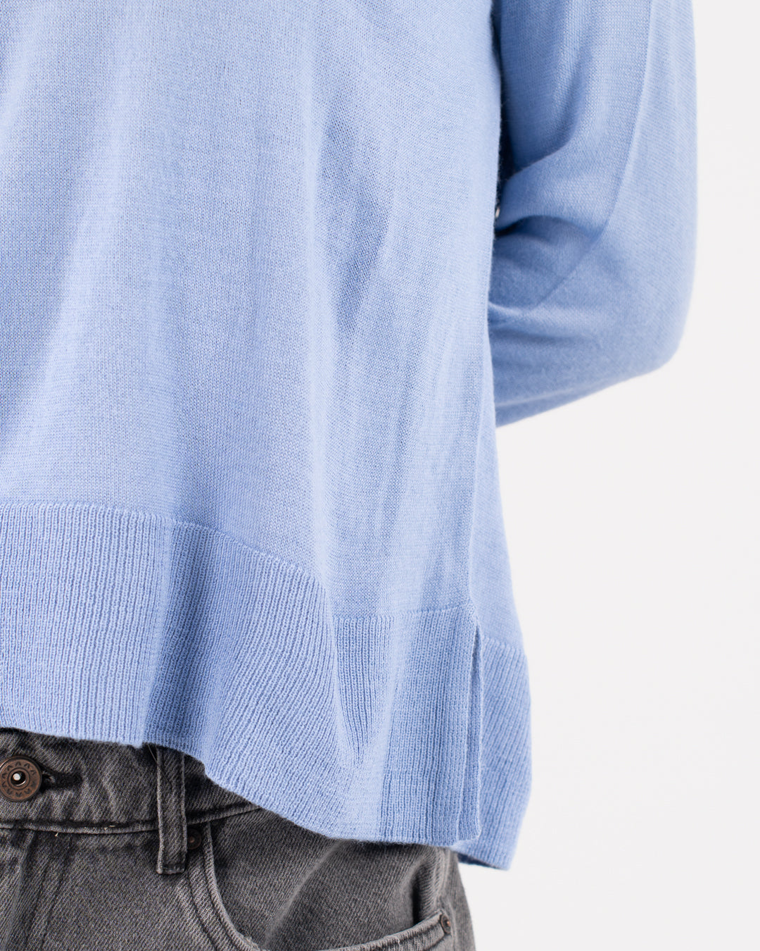 Round Neck Women Basic Pullover